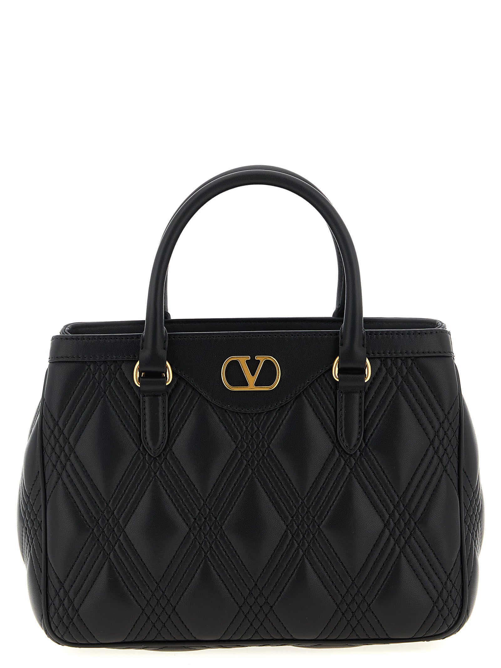 Valentino Garavani Black Lamb Leather Handbag Valentino Garavani