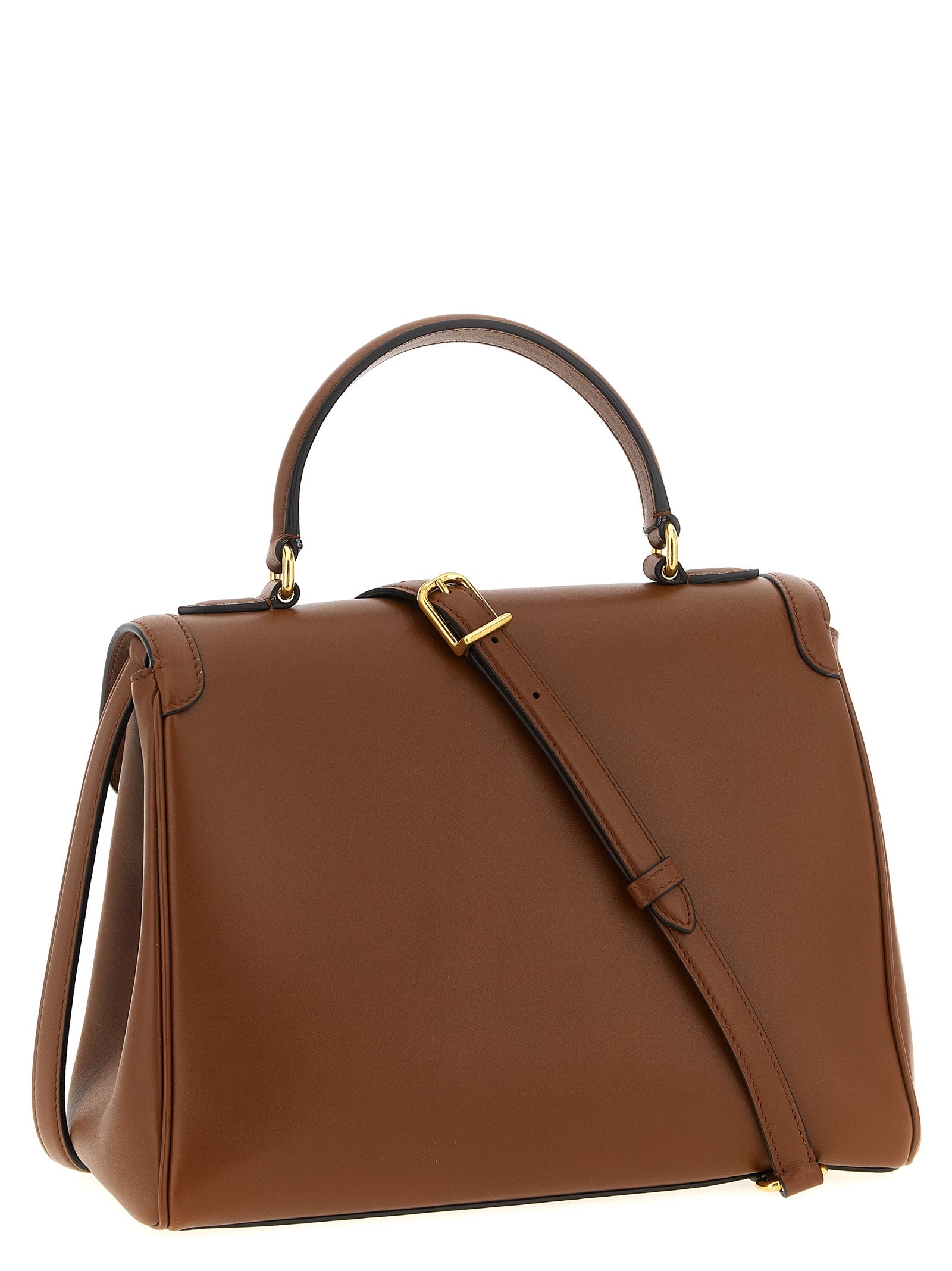 Valentino Garavani Brown Calfskin Handbag Valentino Garavani