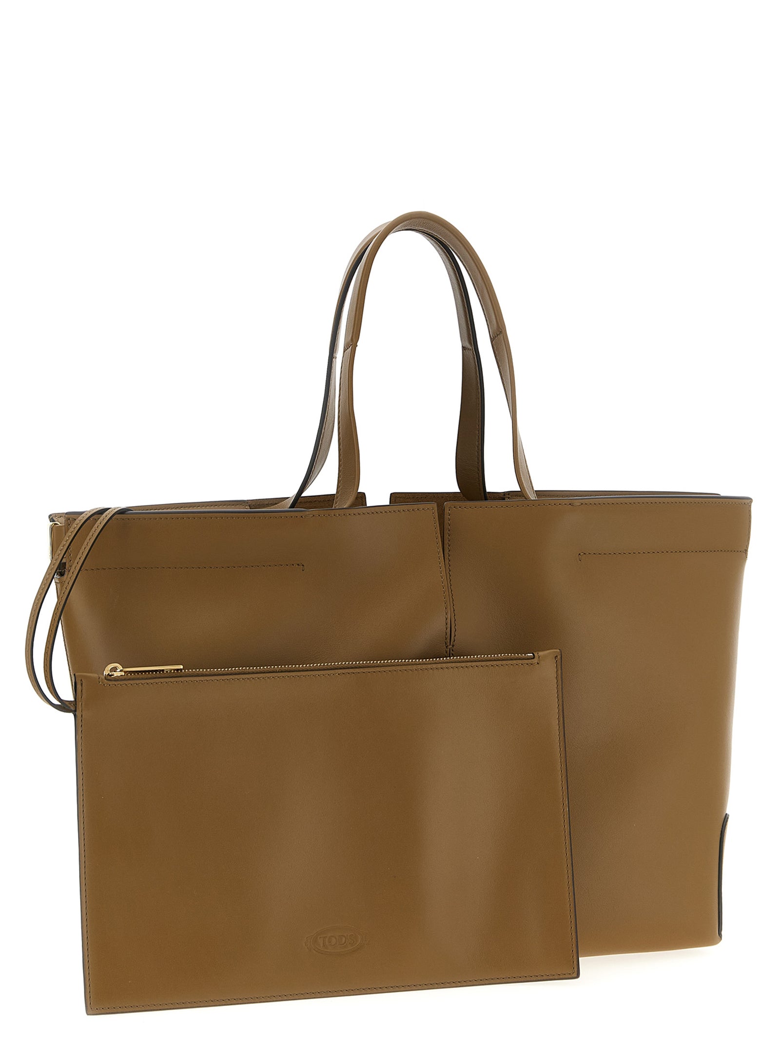 Tod's Bicolor Calfskin Tote Bag Tod's