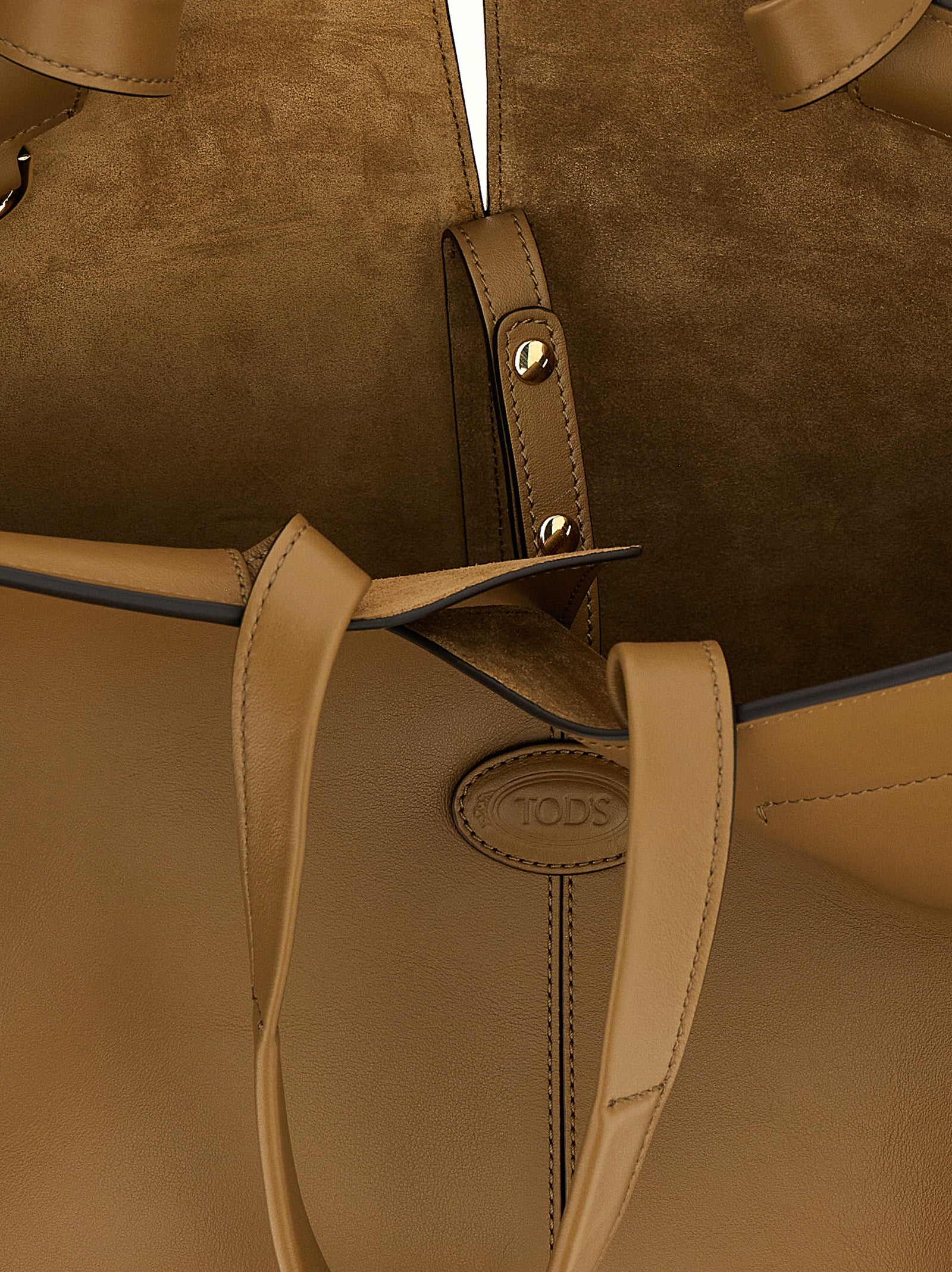 Tod's Bicolor Calfskin Tote Bag Tod's