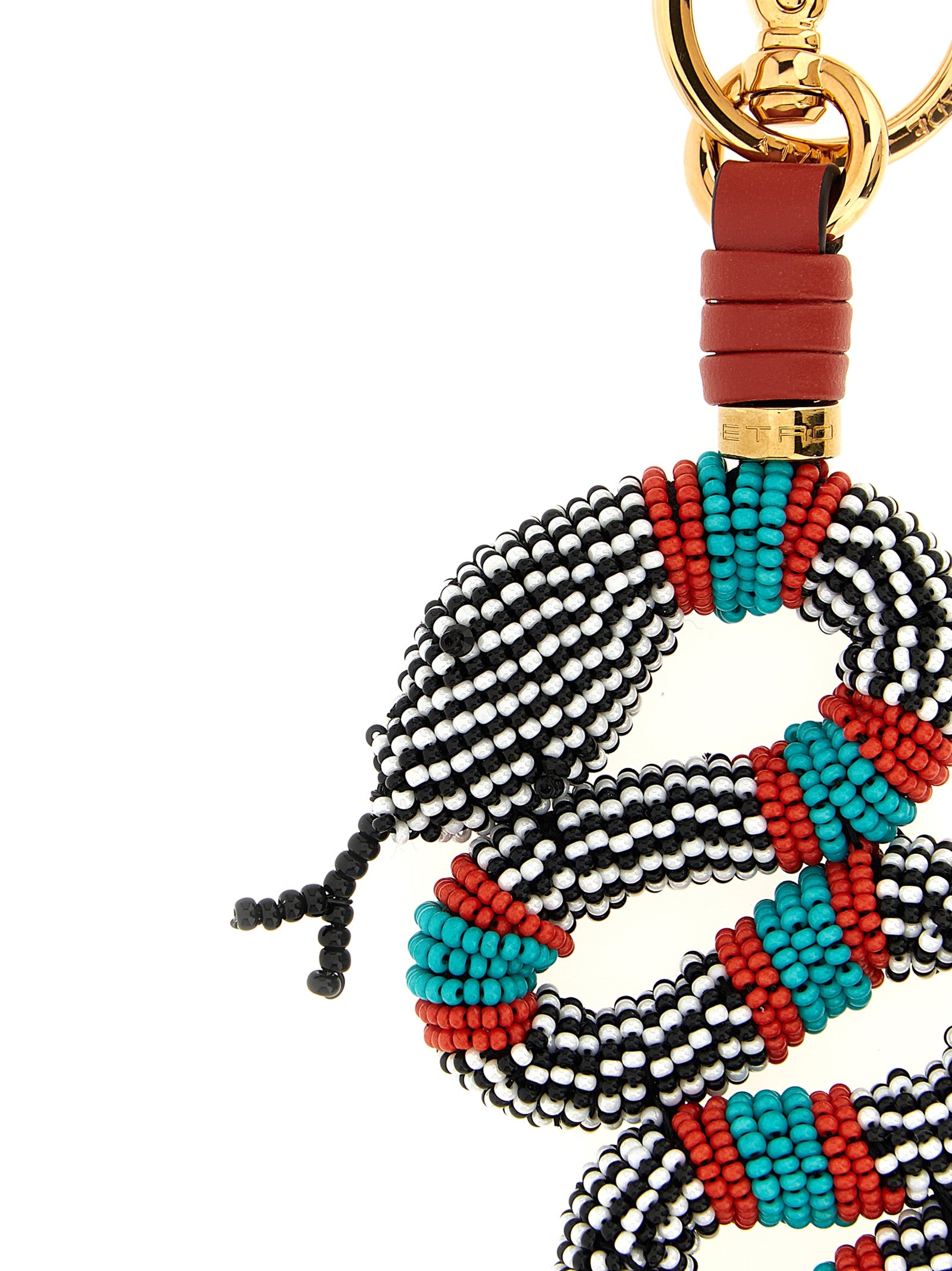 Etro Multicolor Glass Keychain Etro