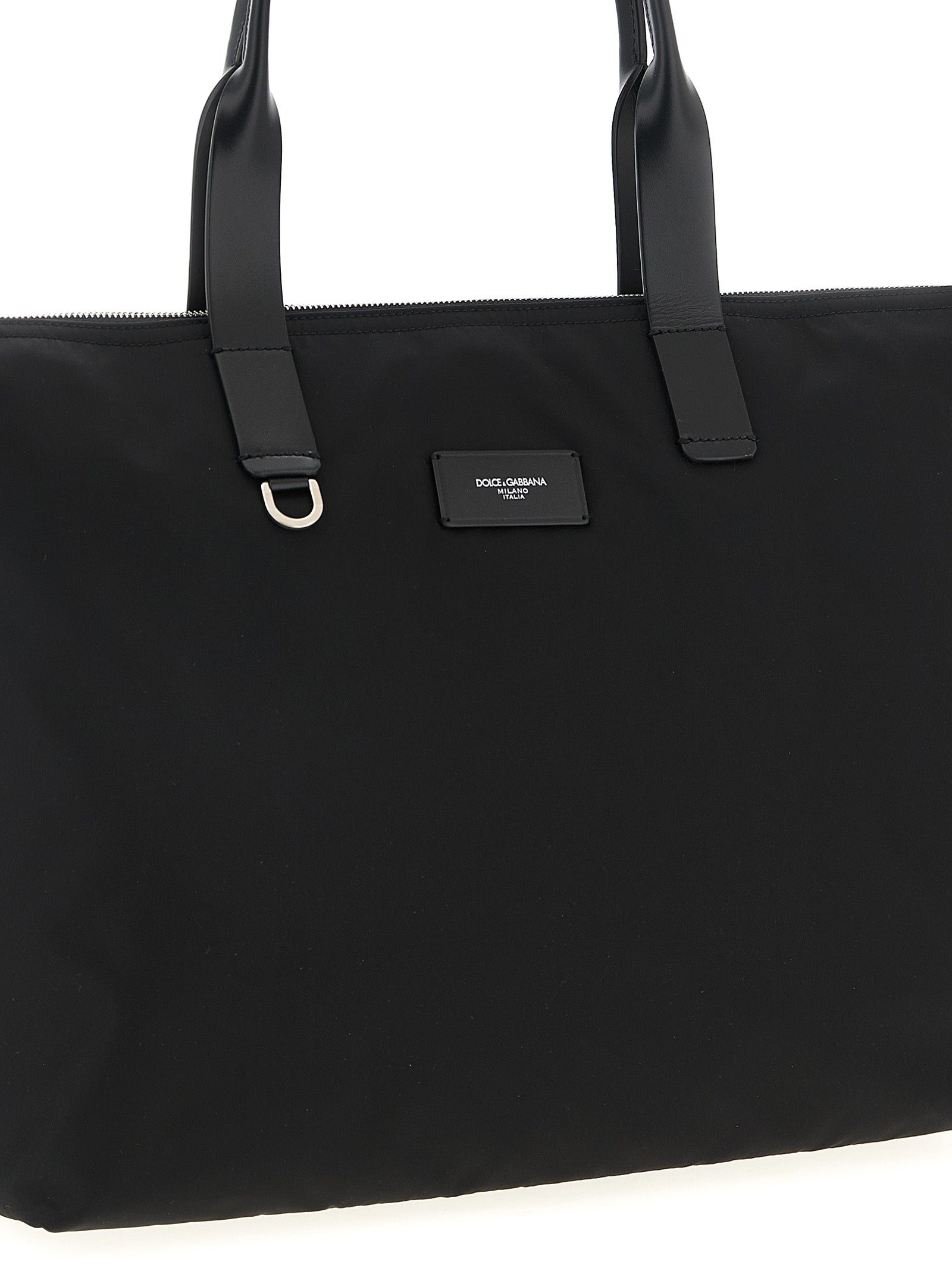 Dolce & Gabbana Black Polyamide Tote Bag Dolce & Gabbana