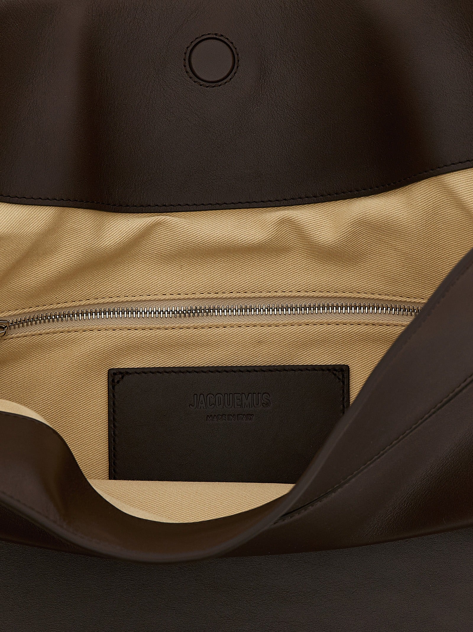 Jacquemus Brown Calfskin Shoulder Bag Jacquemus