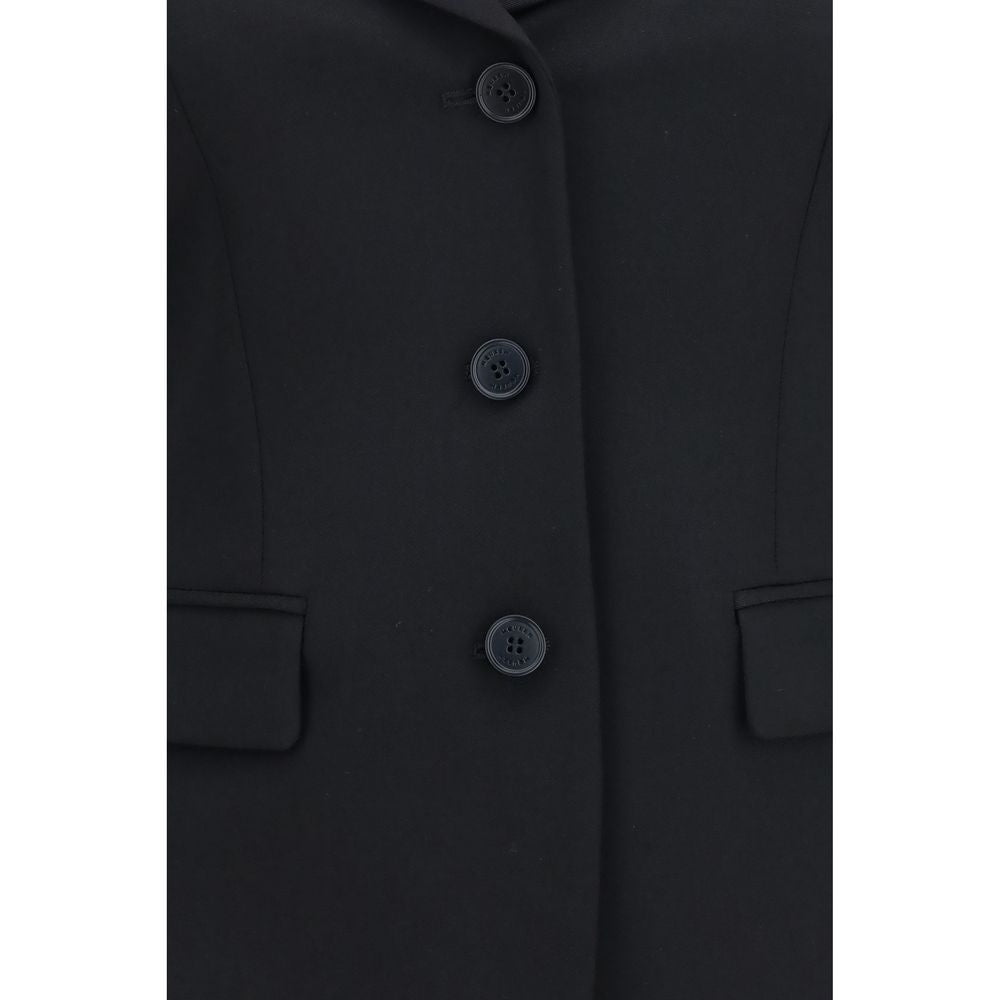 Alexander McQueen Black Wool Oves Aries Full-Length Jacket Alexander McQueen