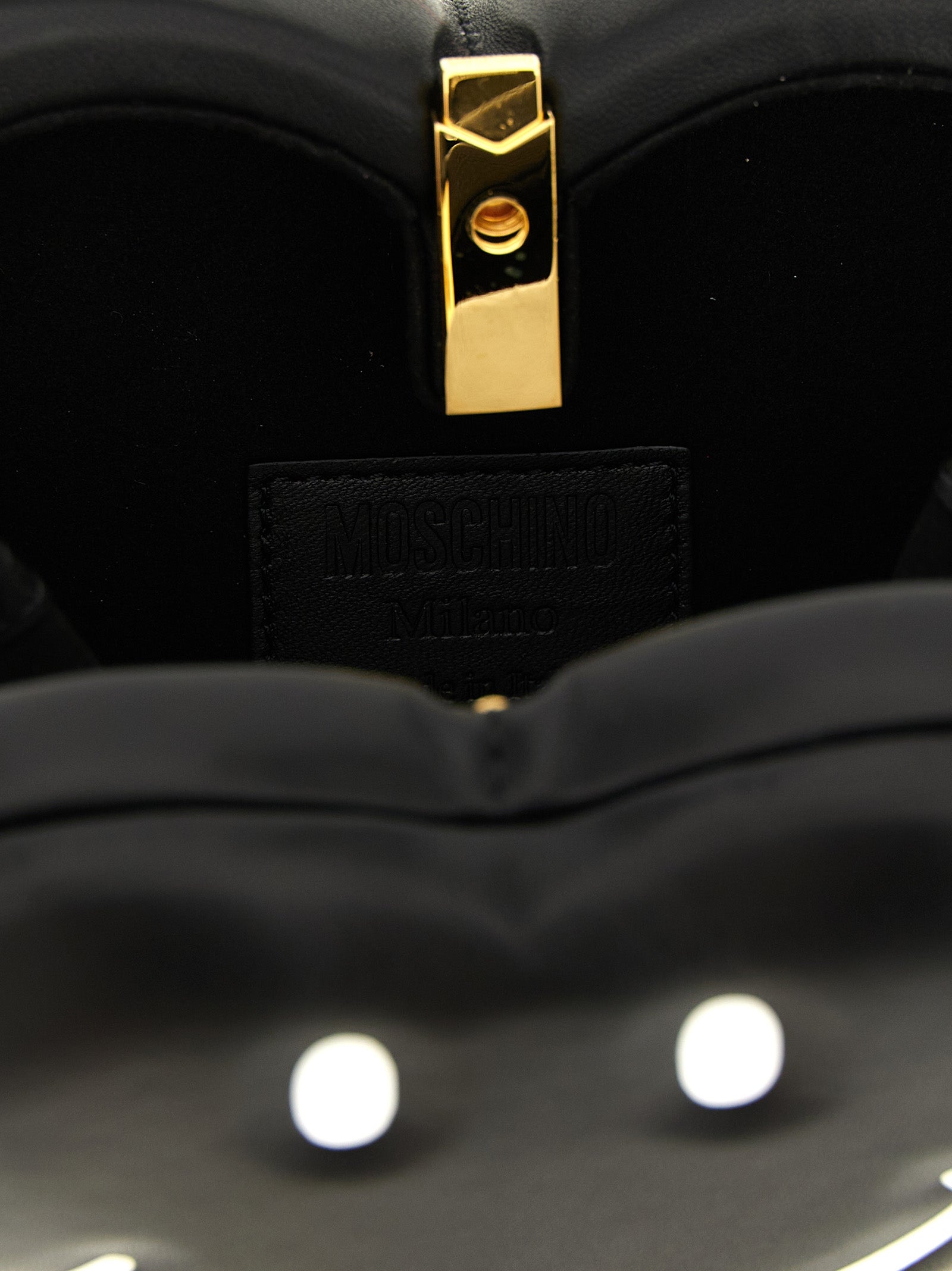 Moschino Black Polyester Handbag Moschino