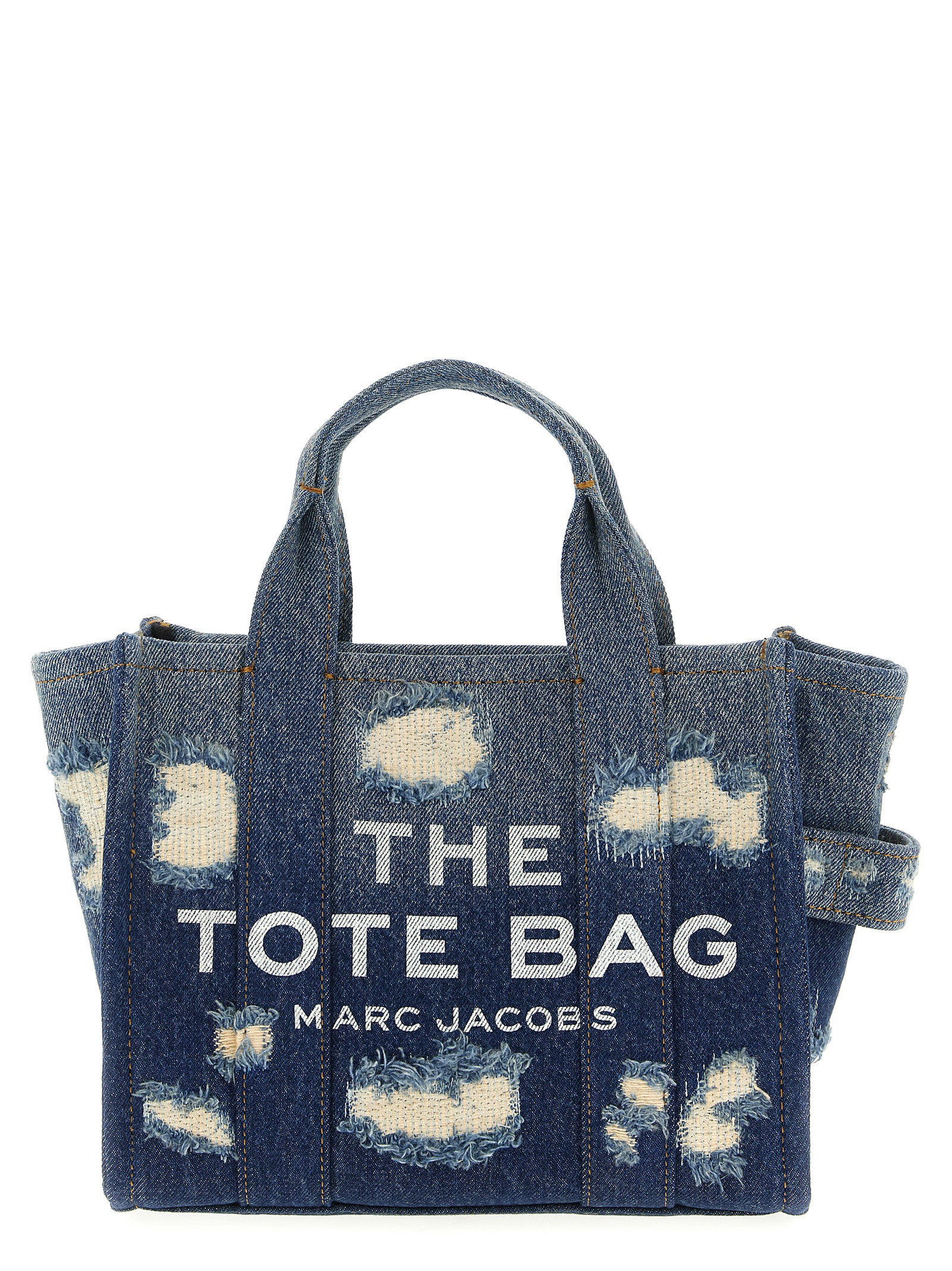 Marc Jacobs Blue Cotton Tote Bag Marc Jacobs