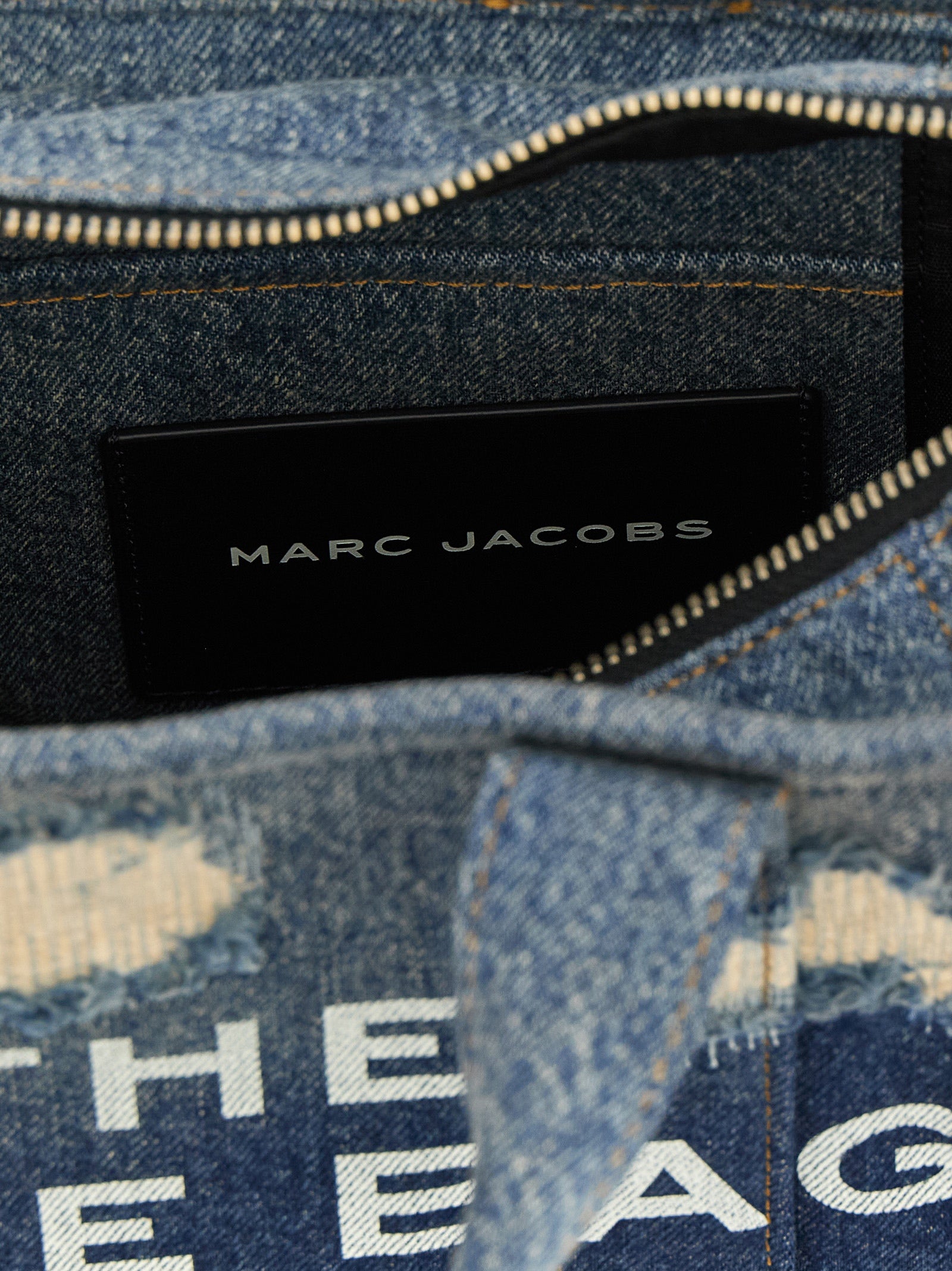 Marc Jacobs Blue Cotton Tote Bag Marc Jacobs