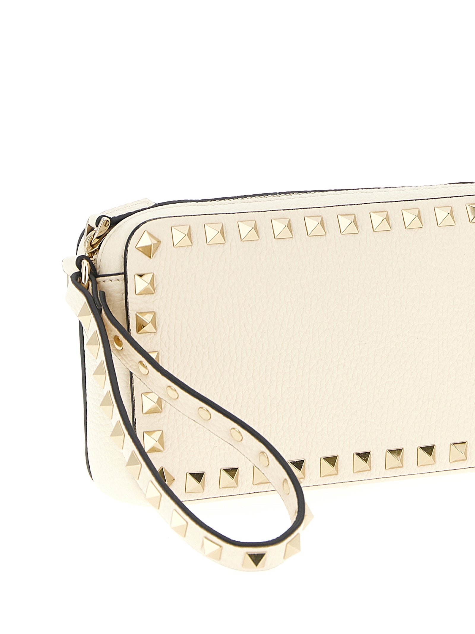 Valentino Garavani White Calfskin Clutch Bag Valentino Garavani