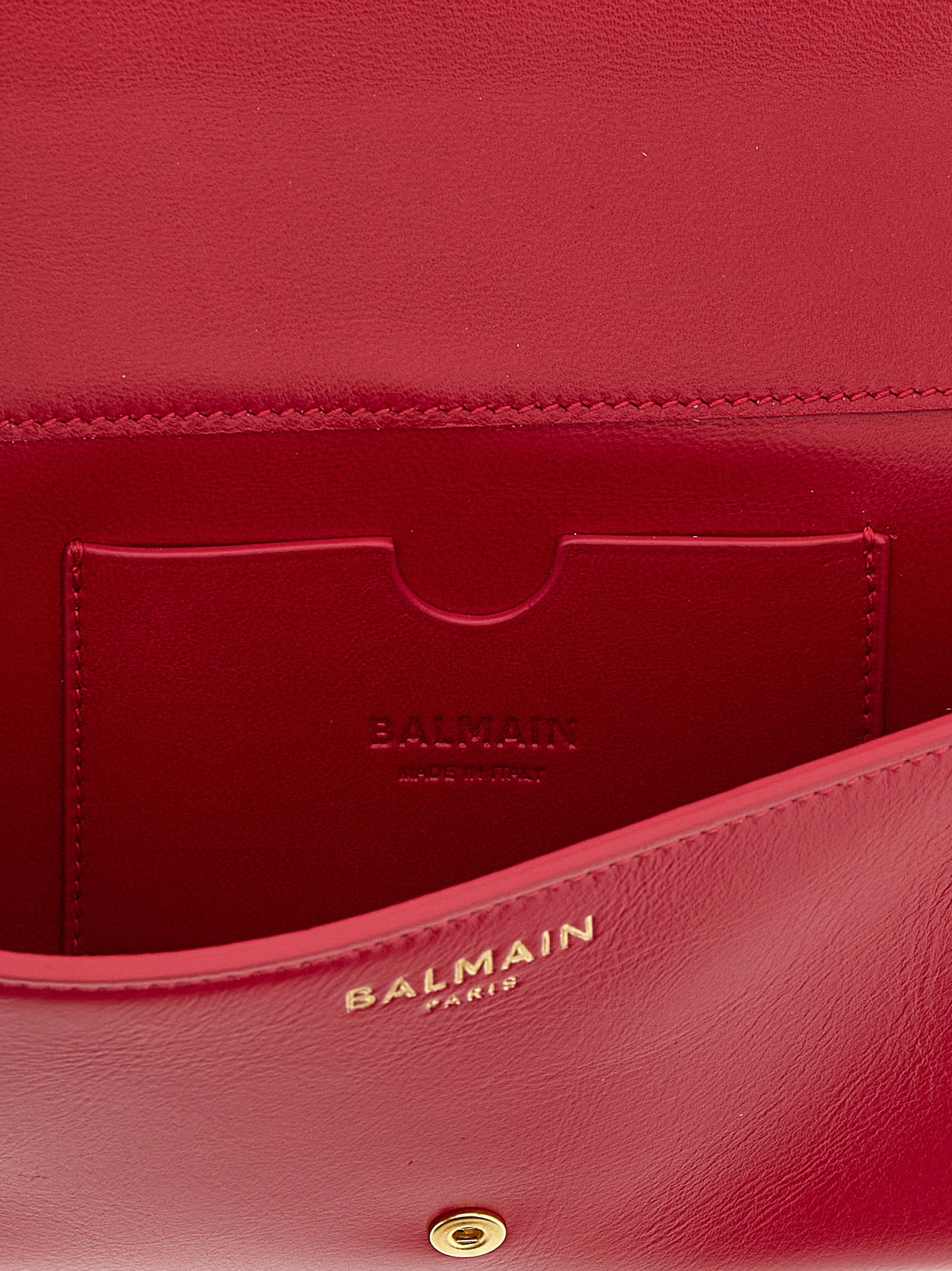 Balmain Fuchsia Calfskin Cardholder Balmain