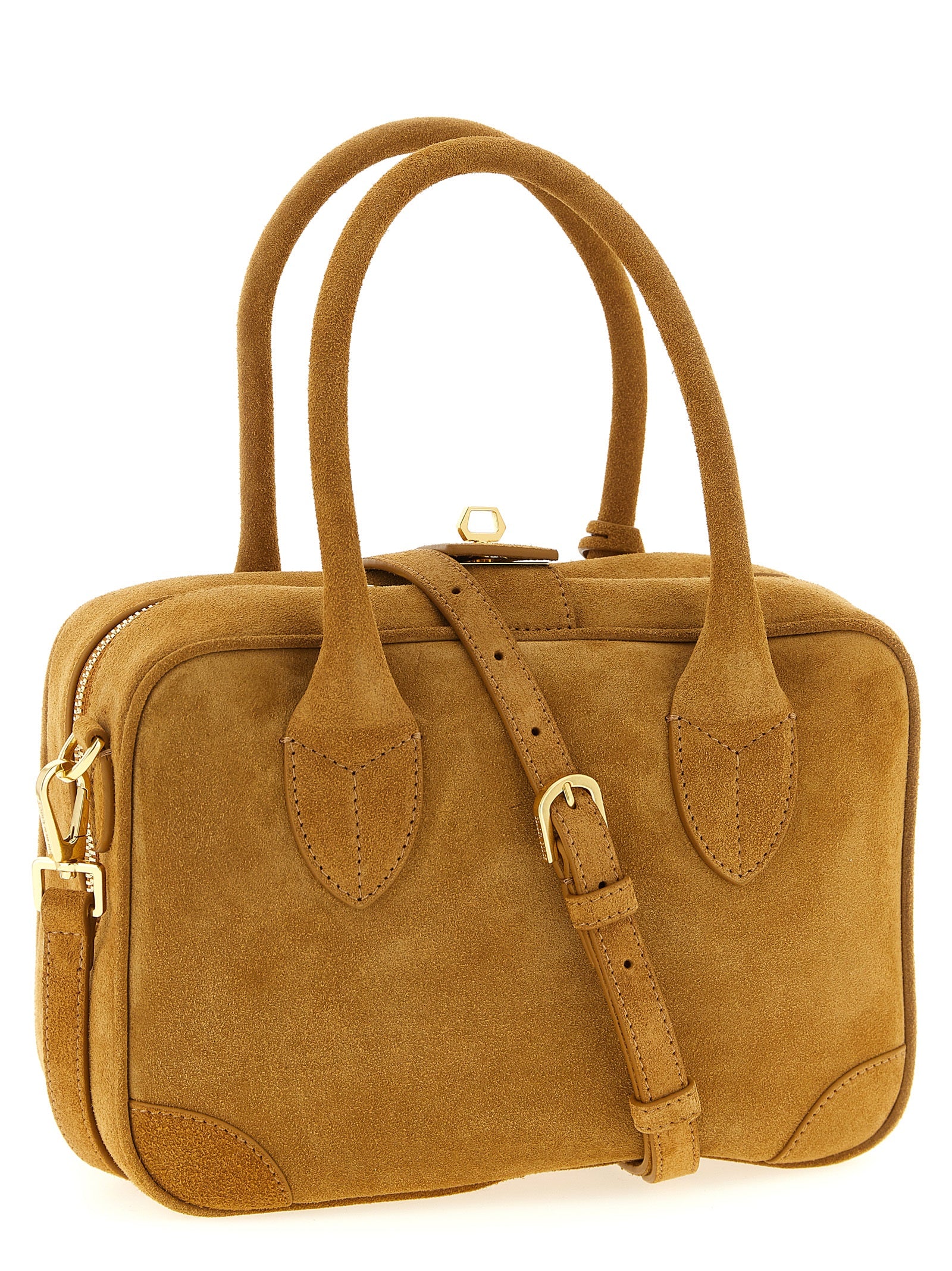Golden Goose Beige Cowhide Handbag Golden Goose