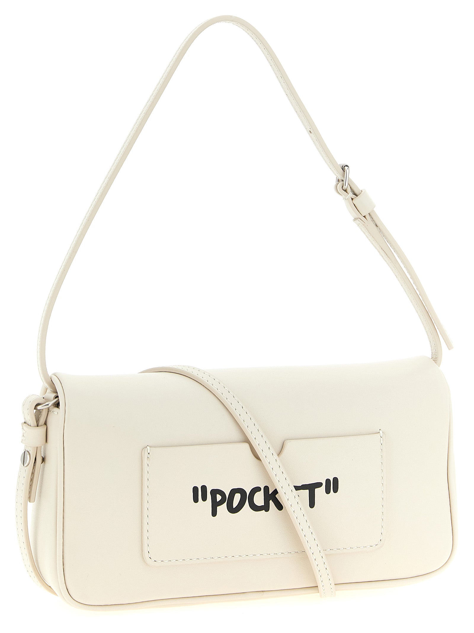 Off-White Bicolor Lamb Leather Shoulder Bag Off-White