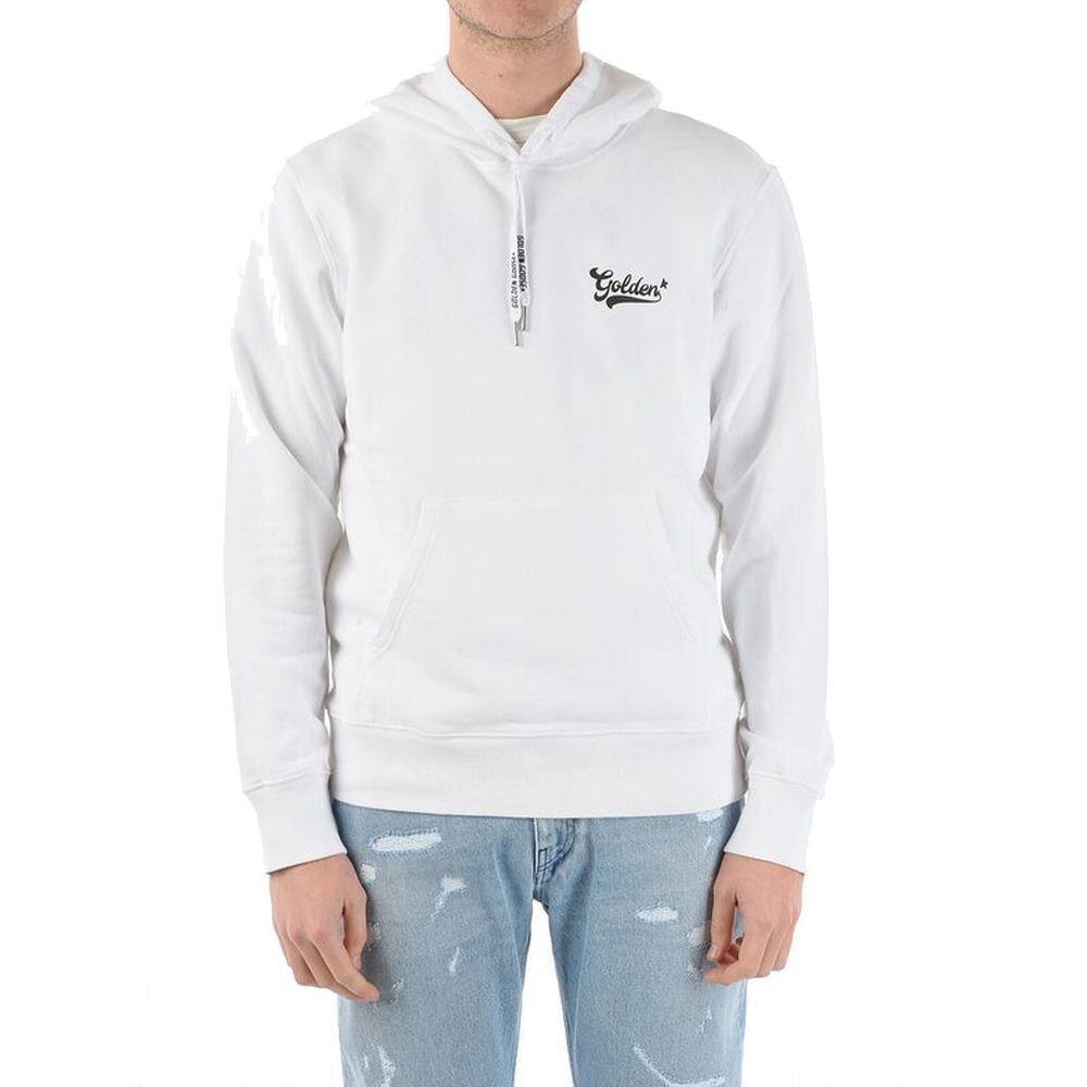 Golden Goose White Cotton Sweatshirt Golden Goose
