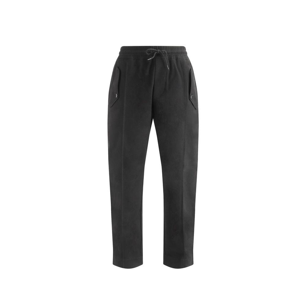 Moschino Black Cotton Joggers (Workout Pants) Moschino