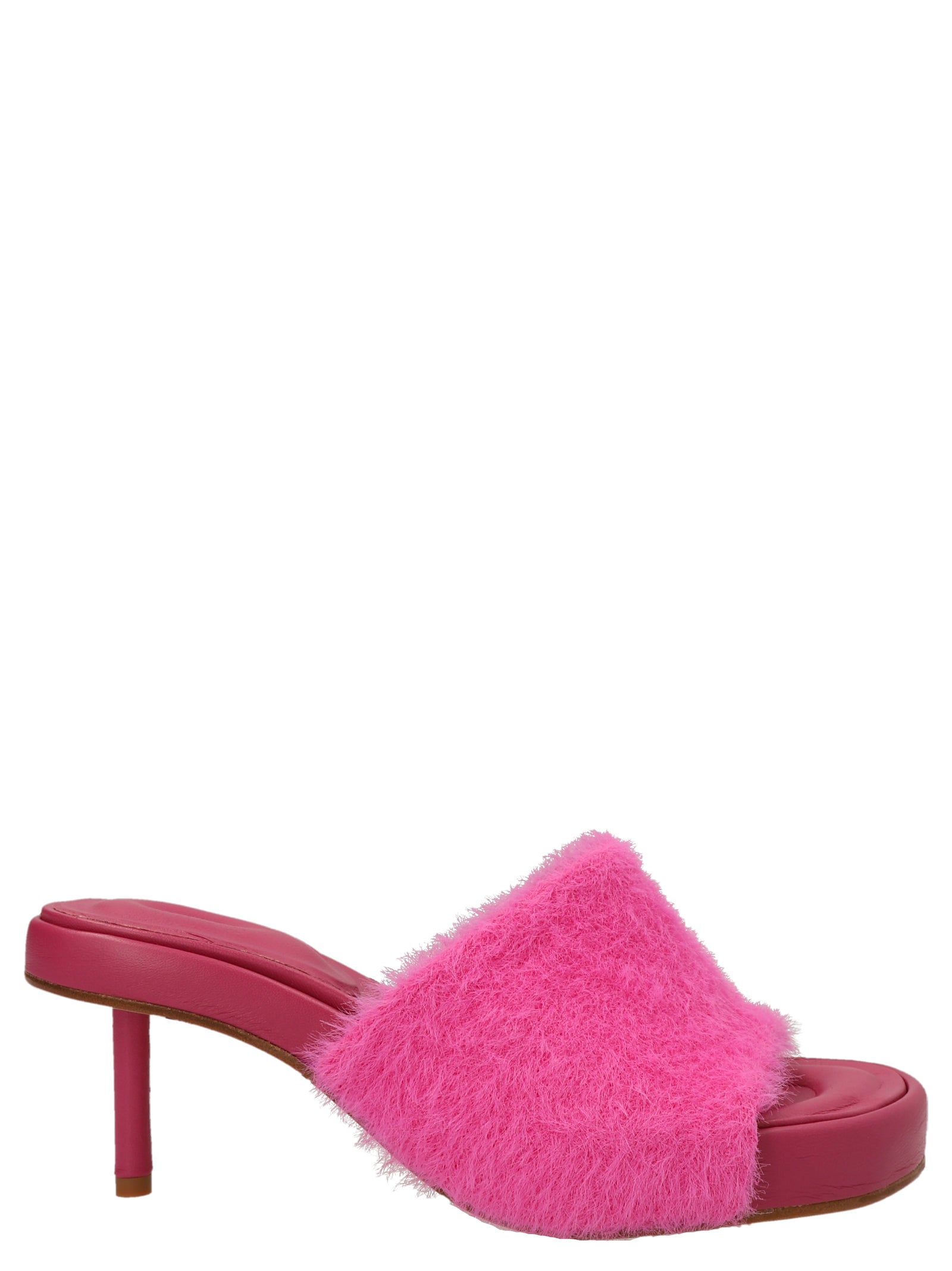 Jacquemus Fuchsia Polyamide Mules Jacquemus