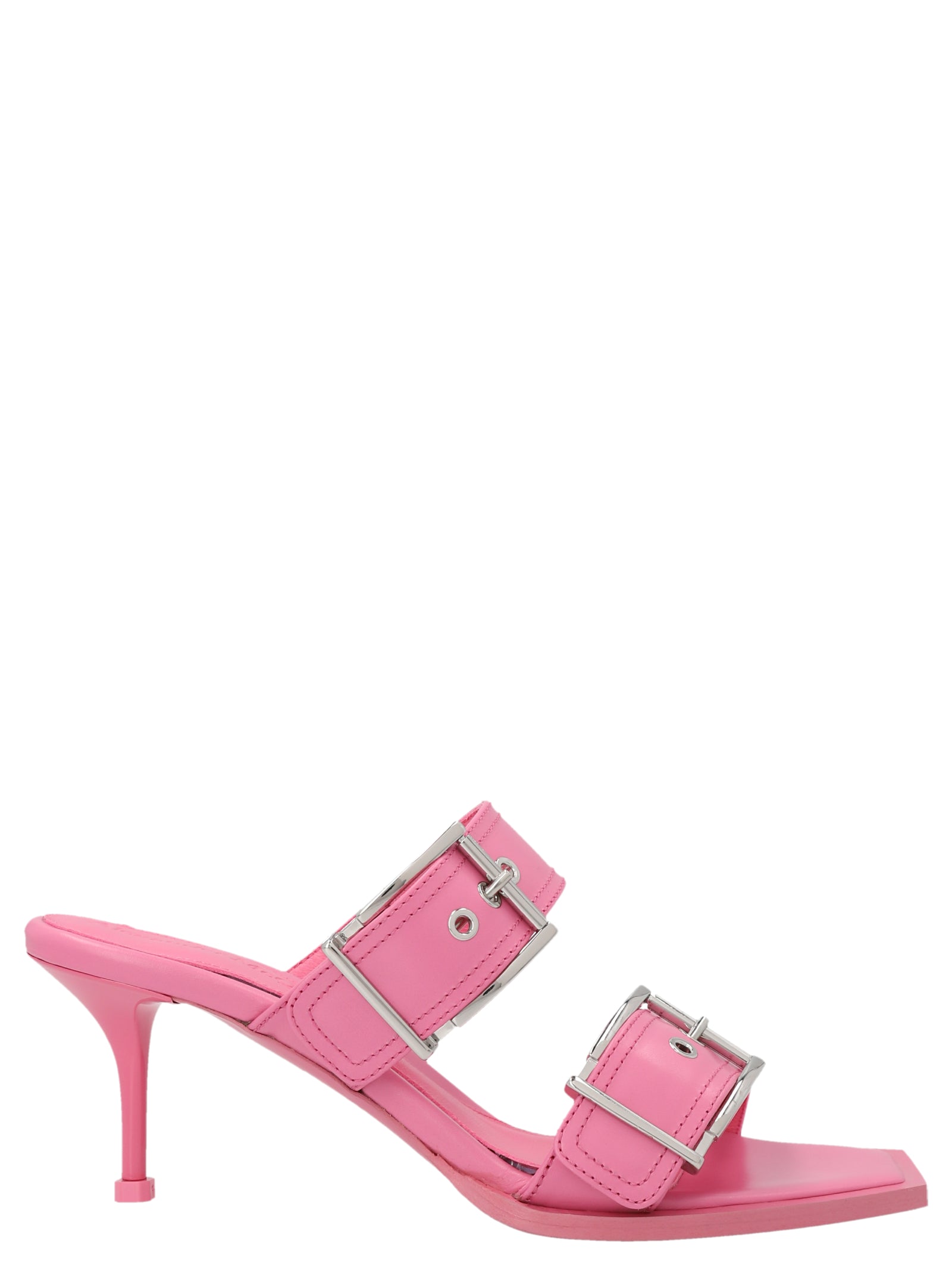 Alexander McQueen Multicolor Calfskin Stiletto Heel Sandals Alexander McQueen