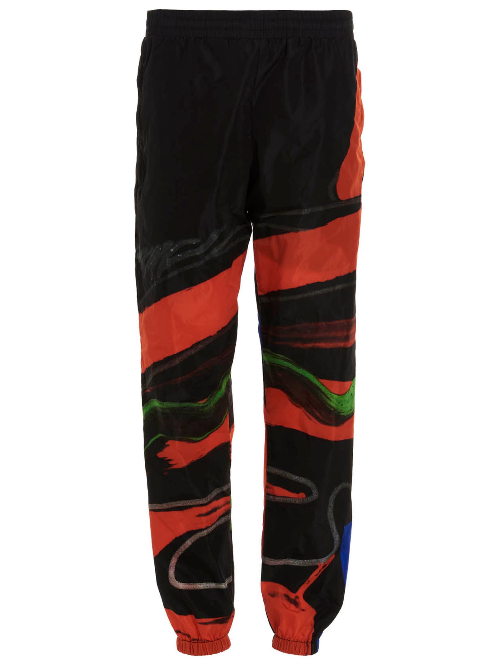 Moschino Black Polyamide Athletic Pants Moschino