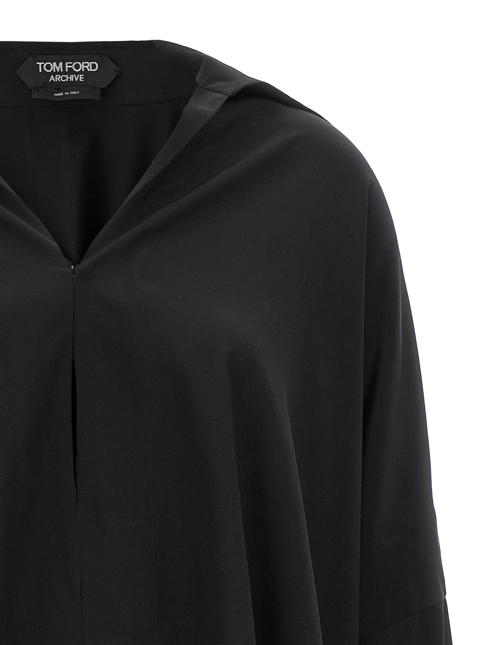 Tom Ford Black Silk Blouse Tom Ford