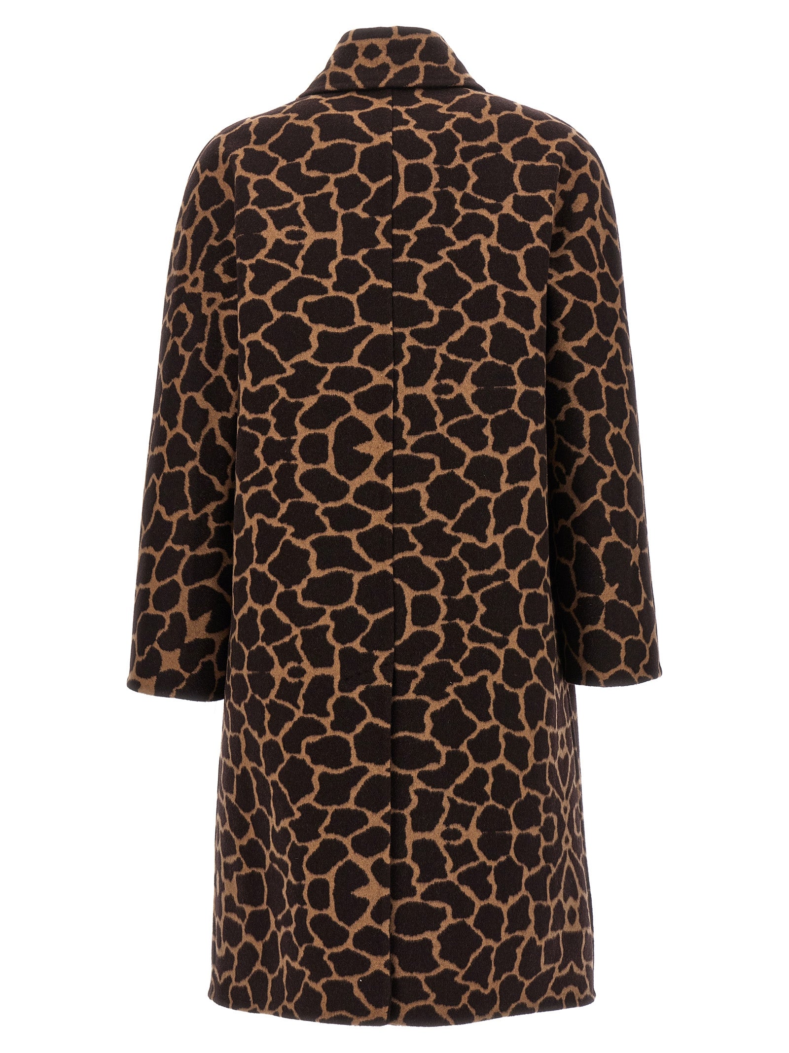Max Mara Brown Virgin Wool Coat Max Mara