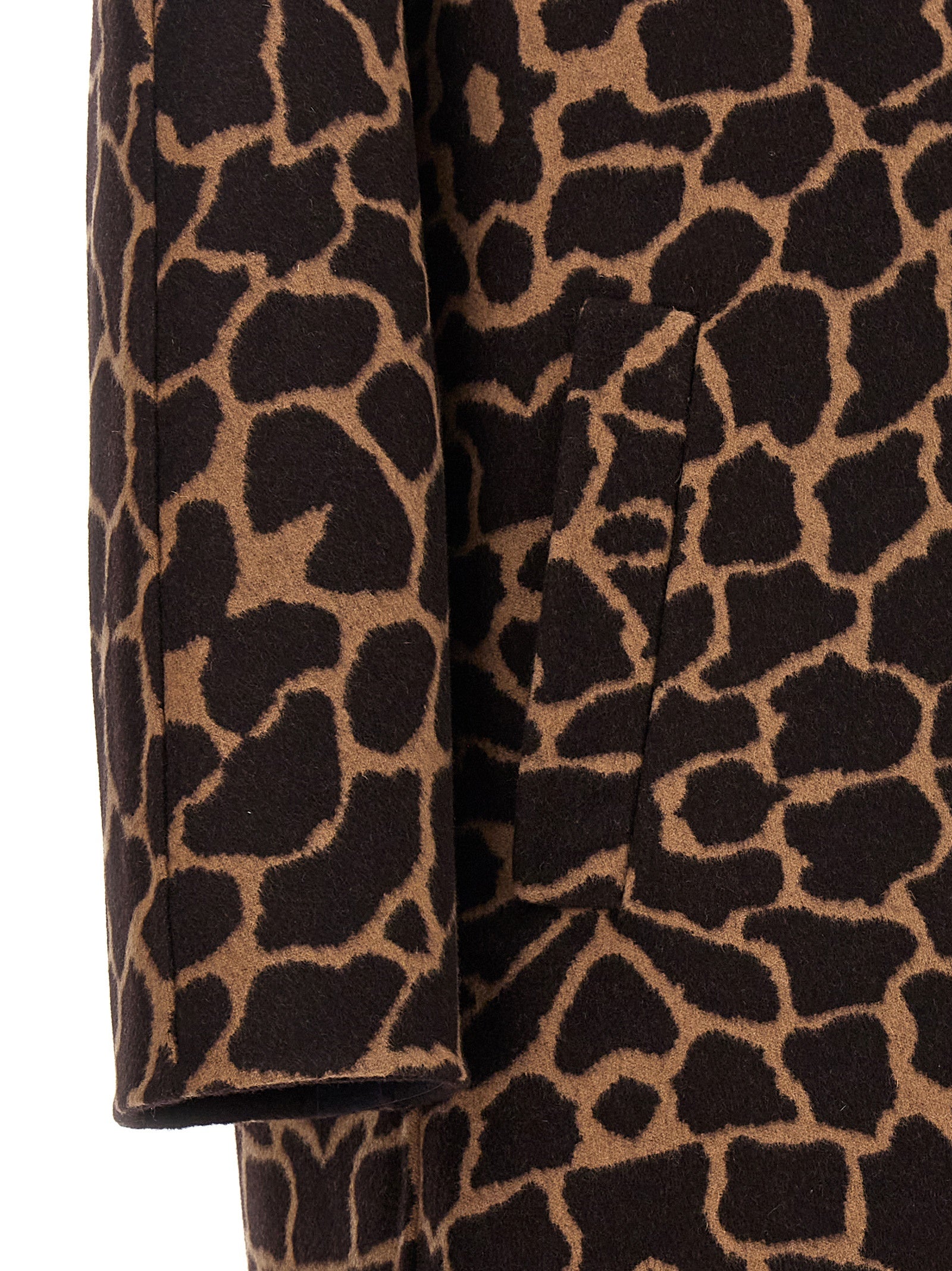 Max Mara Brown Virgin Wool Coat Max Mara
