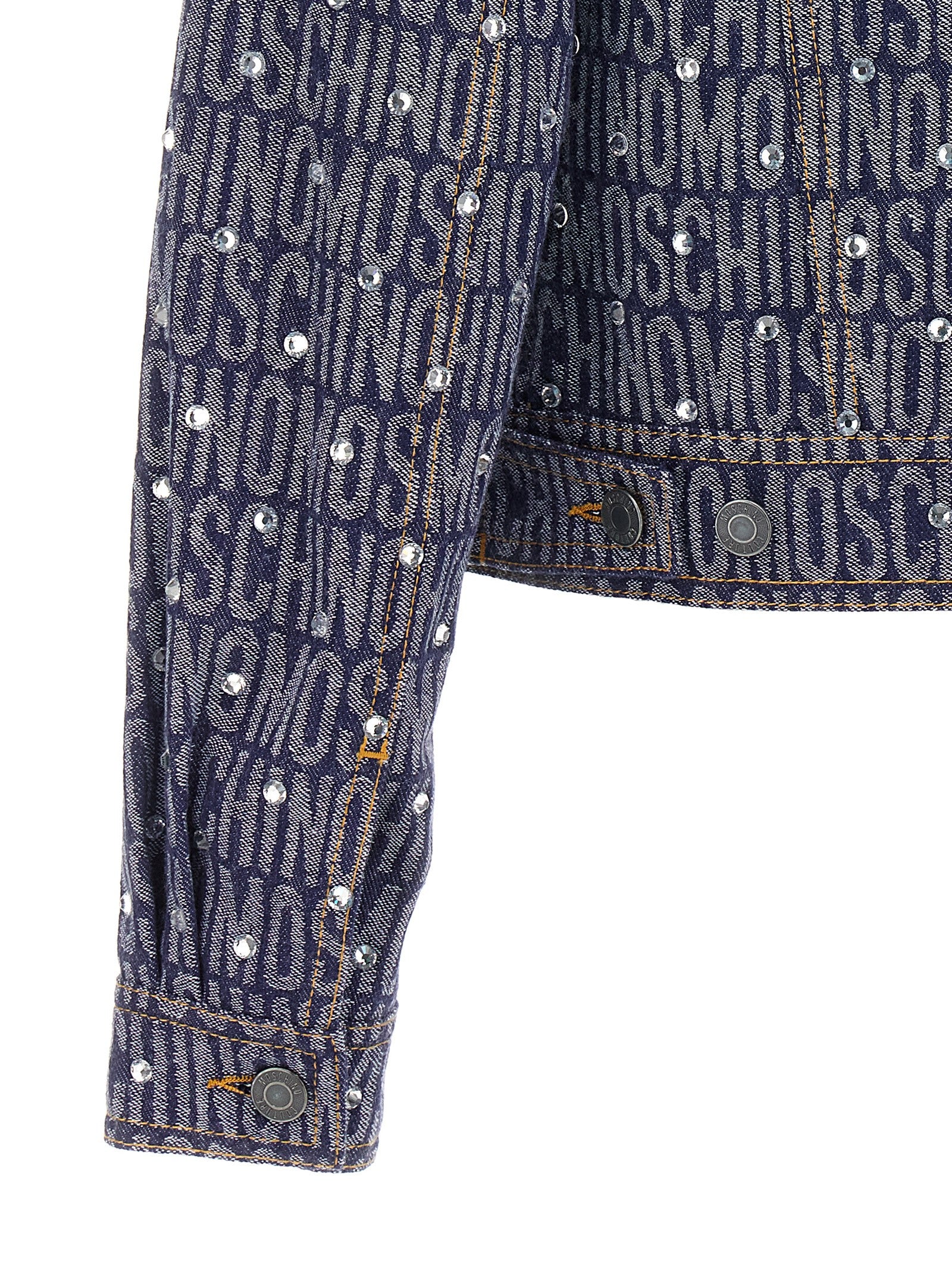 Moschino Blue Cotton Denim Jacket Moschino