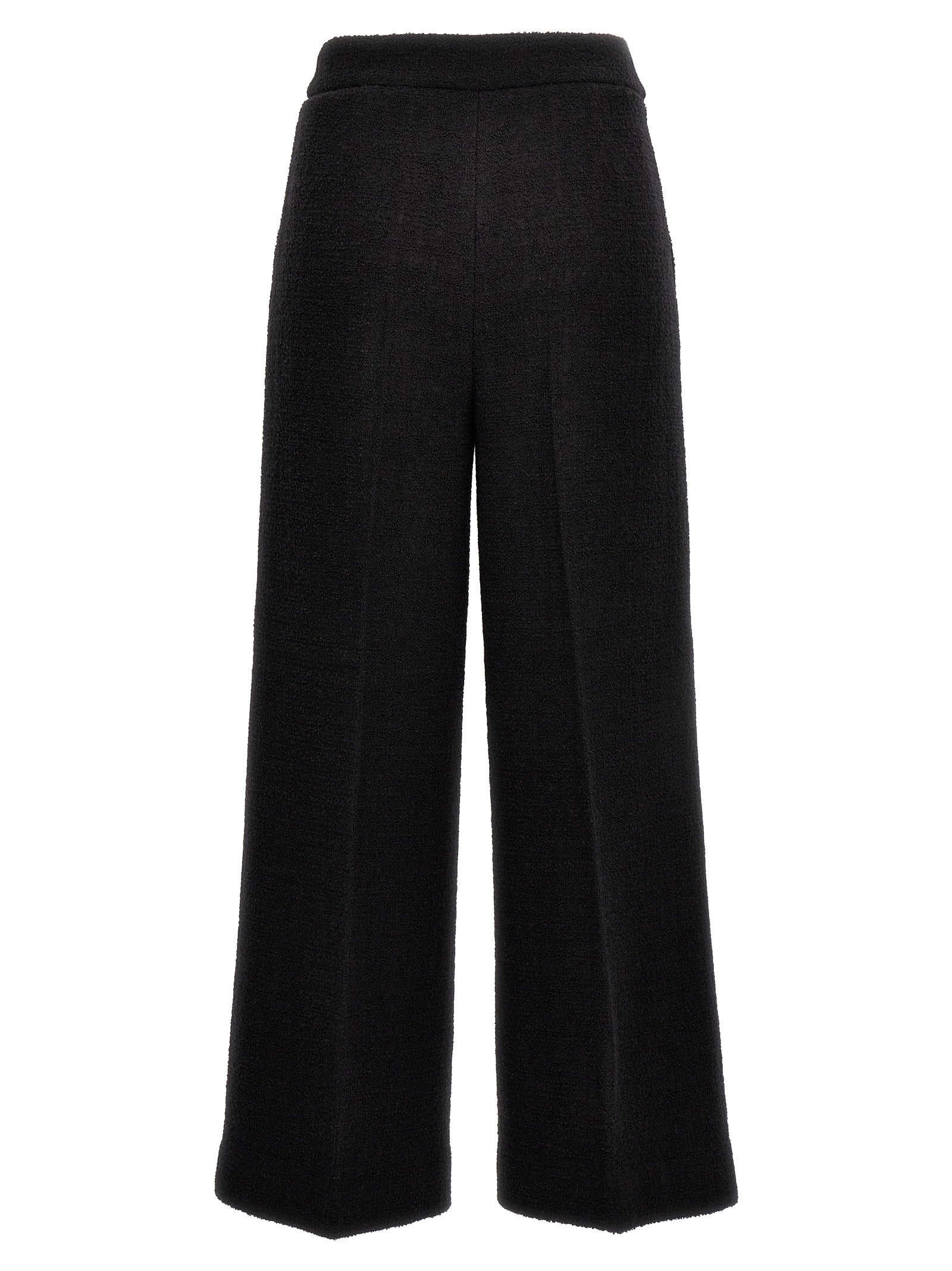 Moschino Black Wool Cropped Pants Moschino