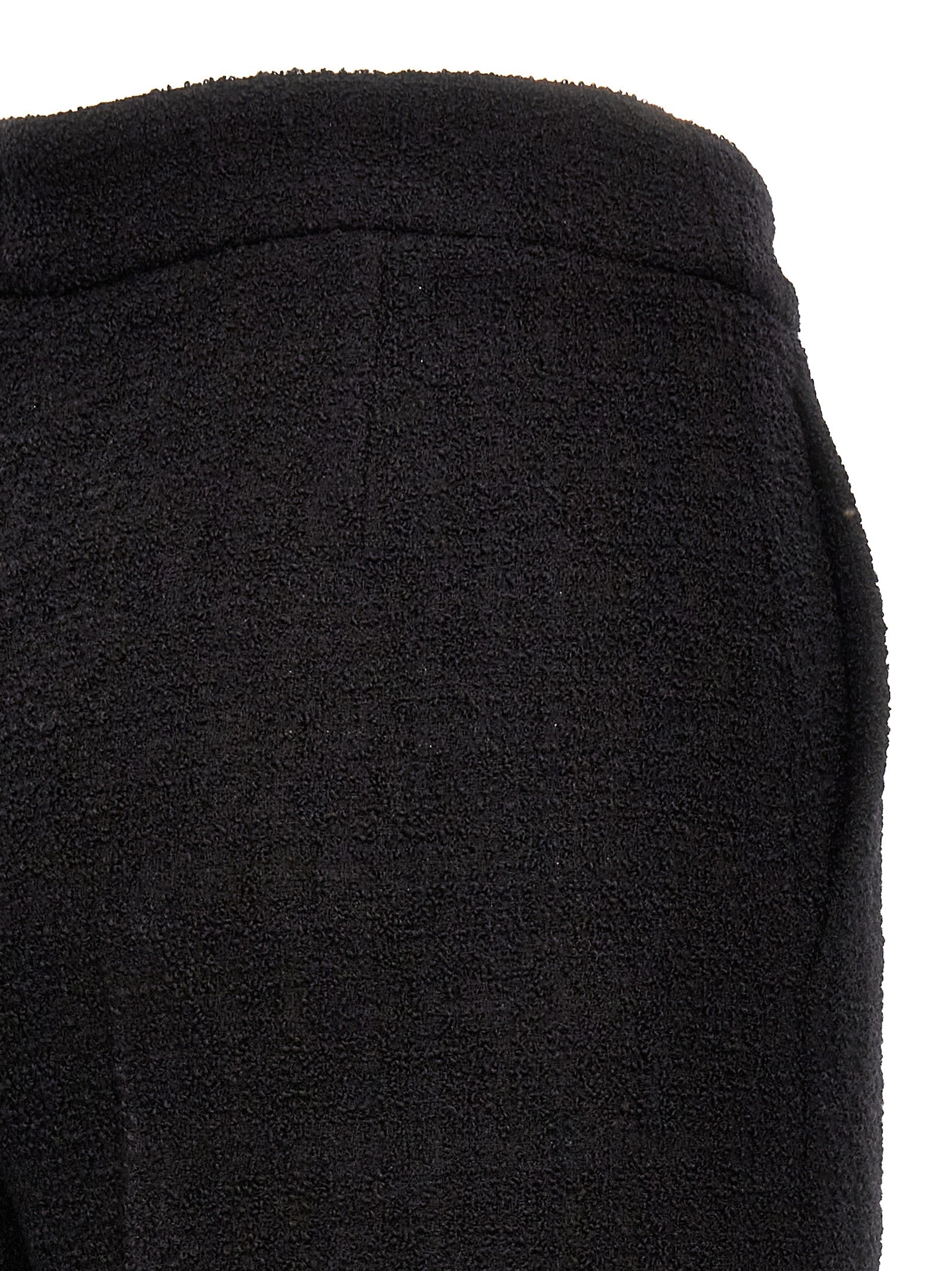 Moschino Black Wool Cropped Pants Moschino