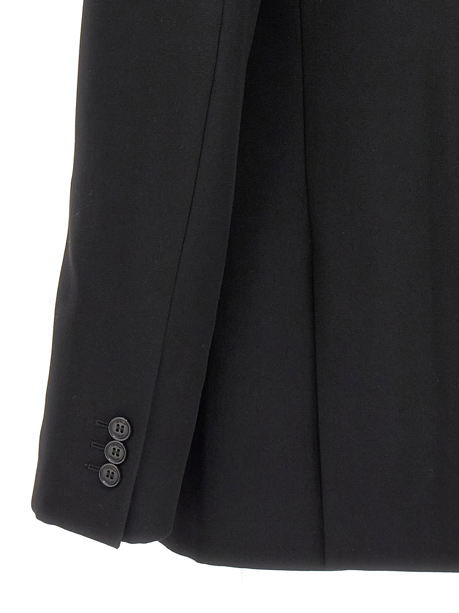 Off-White Black Virgin Wool Blazer Off-White