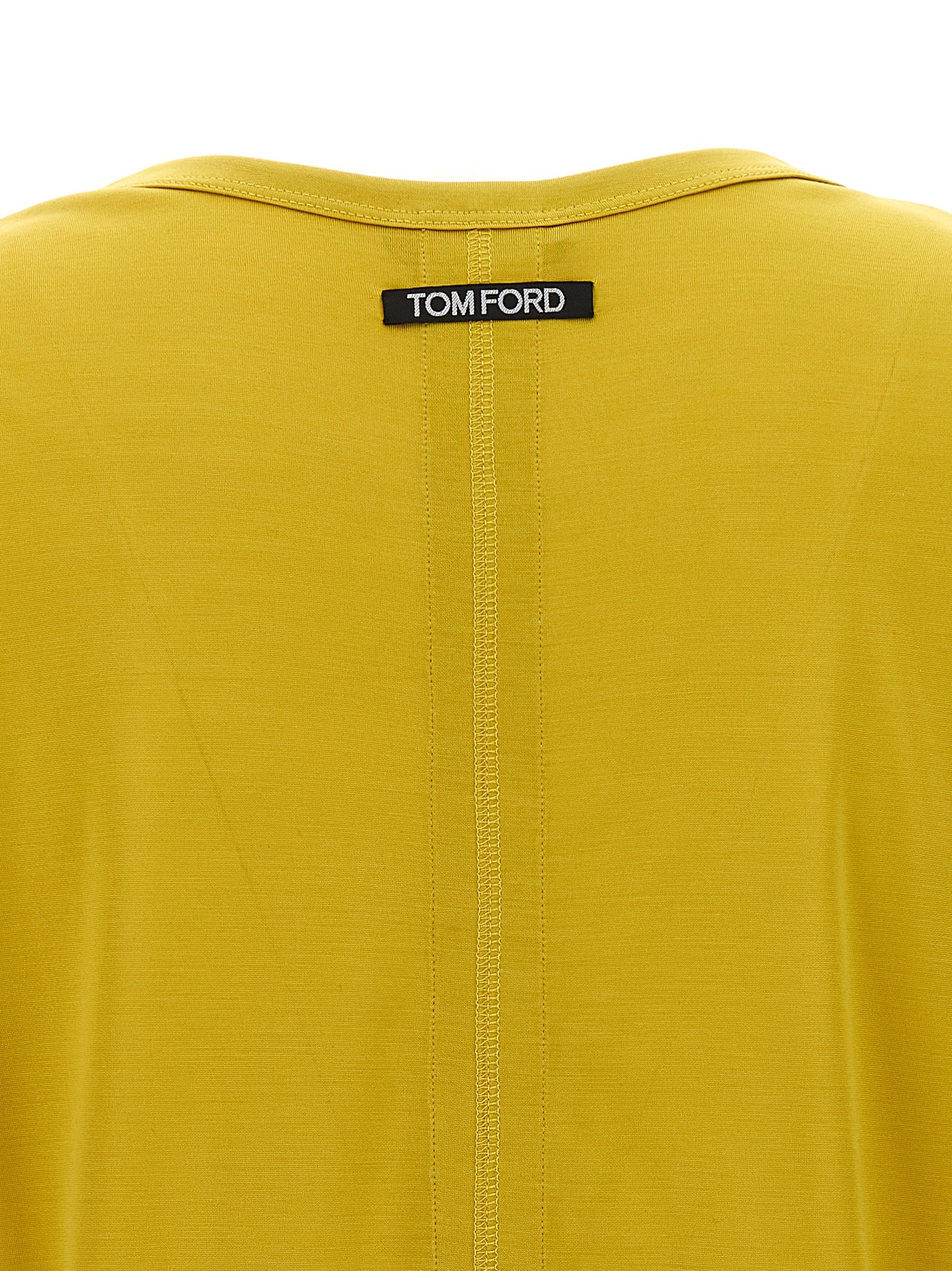 Tom Ford Bicolor Silk T-Shirt Tom Ford