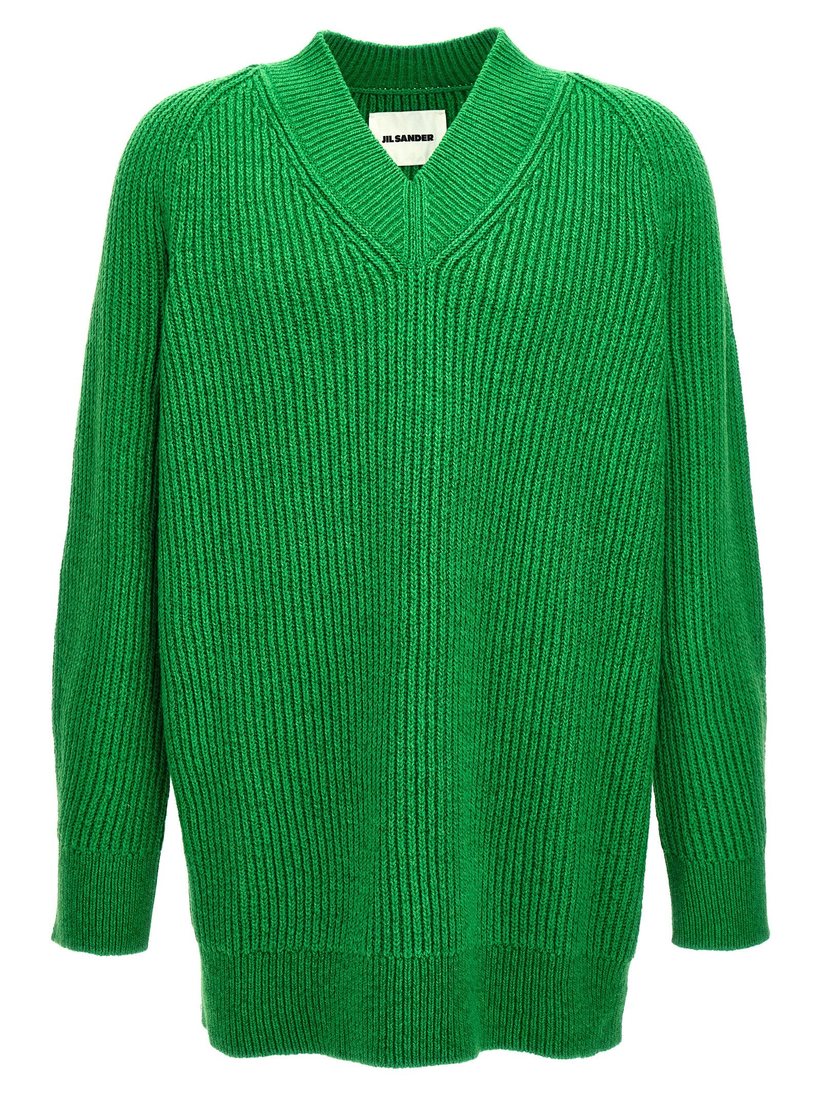Jil Sander Bicolor Cotton Cardigan Jil Sander