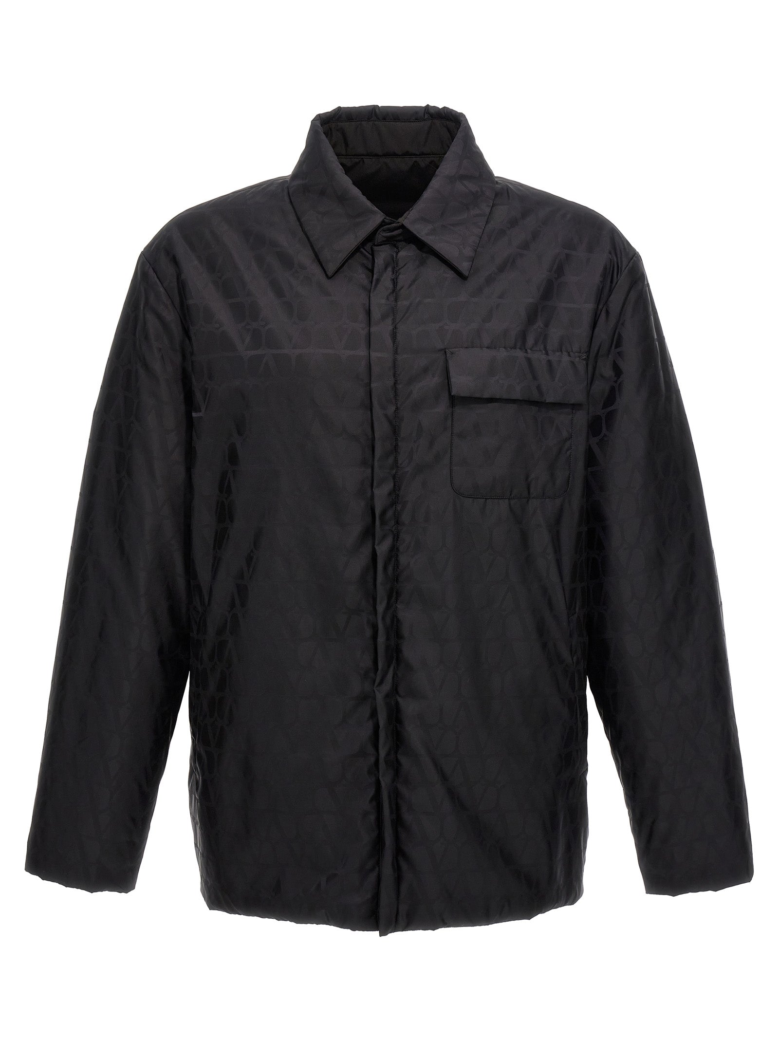 Valentino Garavani Black Polyamide Jacket Valentino Garavani