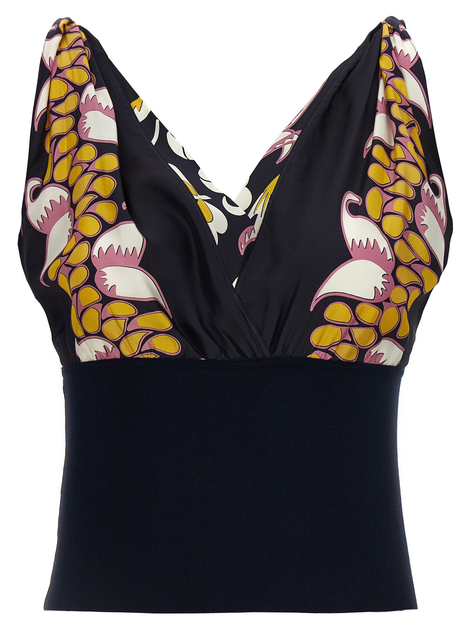 Tory Burch Black Silk Tank Tops Tory Burch