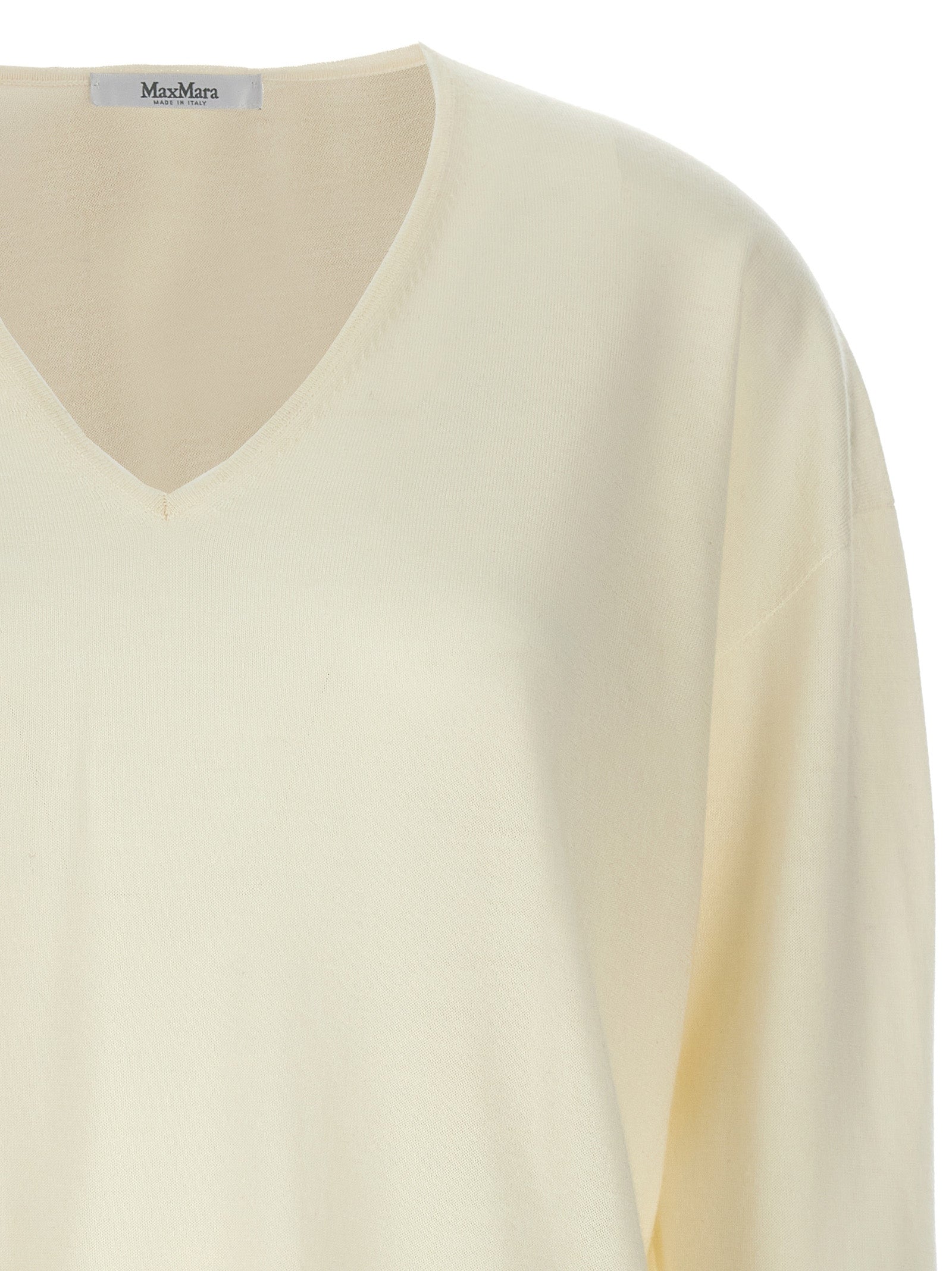 Max Mara White Cashmere Cardigan Max Mara