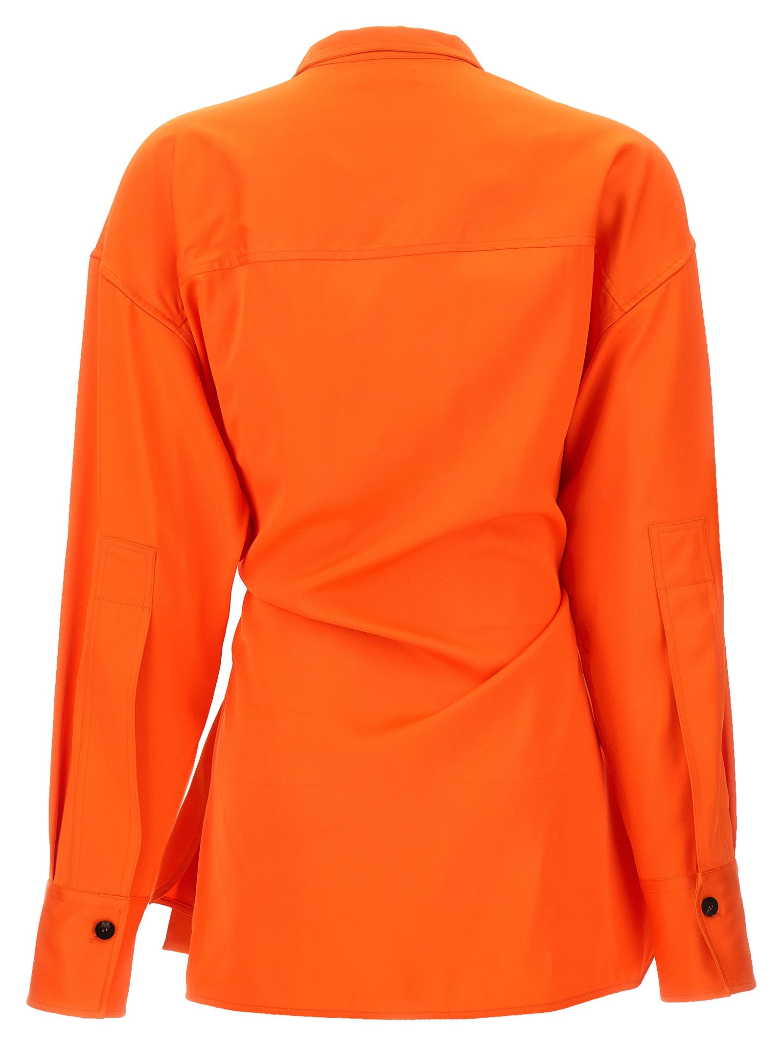Ferragamo Orange Viscose Blouse Ferragamo