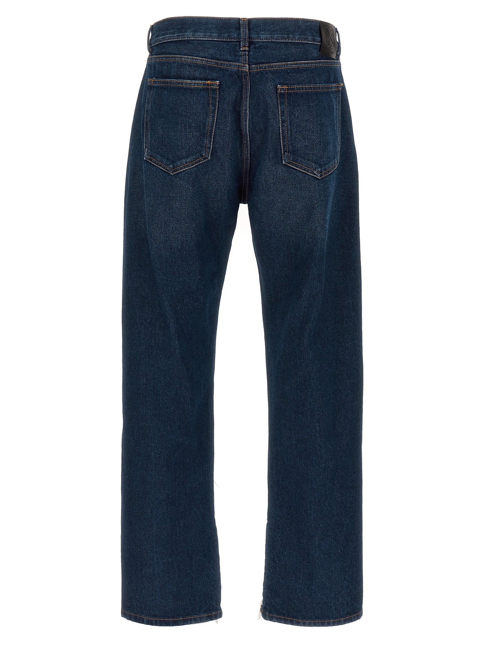 Off-White Blue Cotton Jeans Denim Off-White