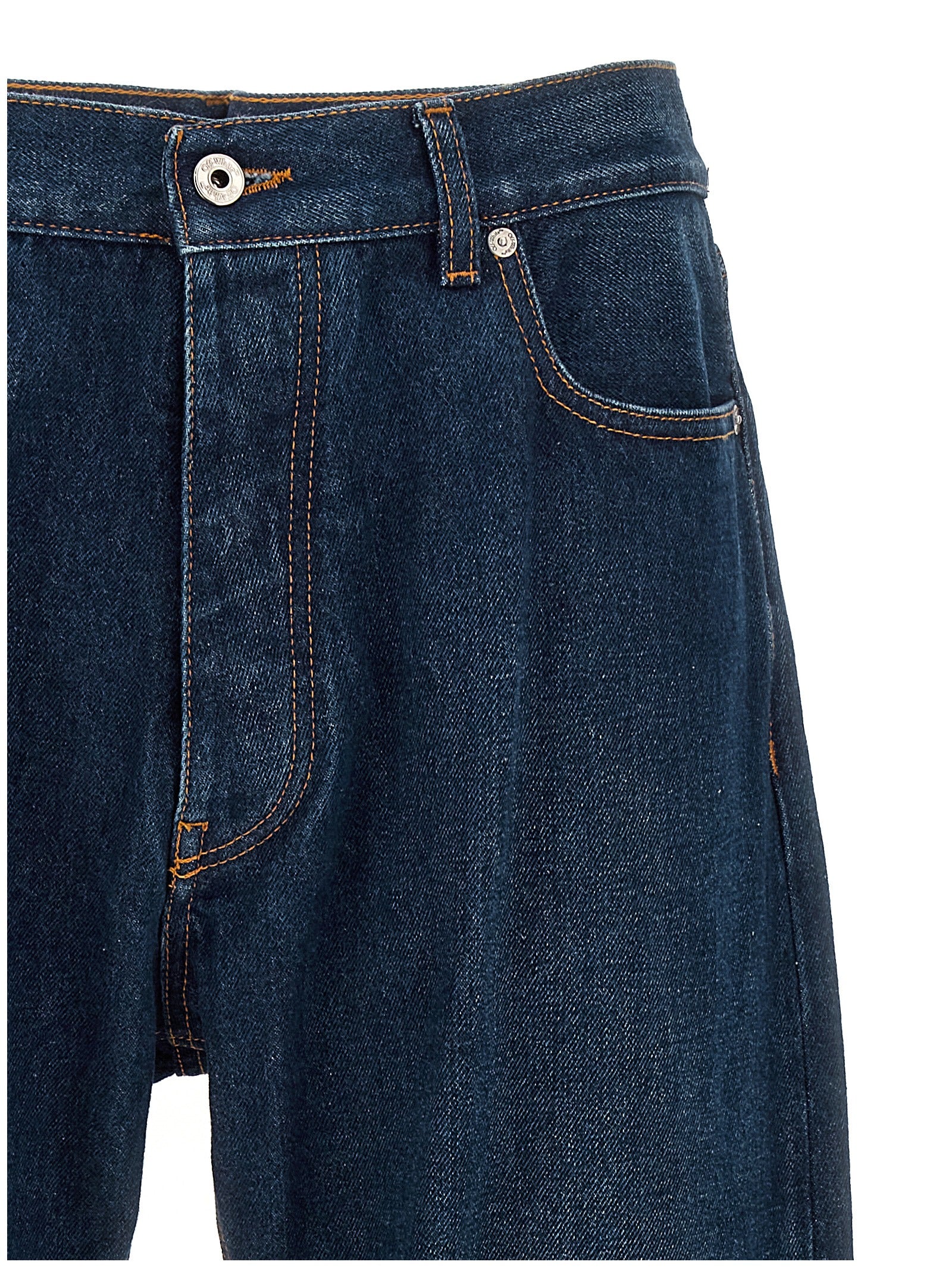 Off-White Blue Cotton Jeans Denim Off-White