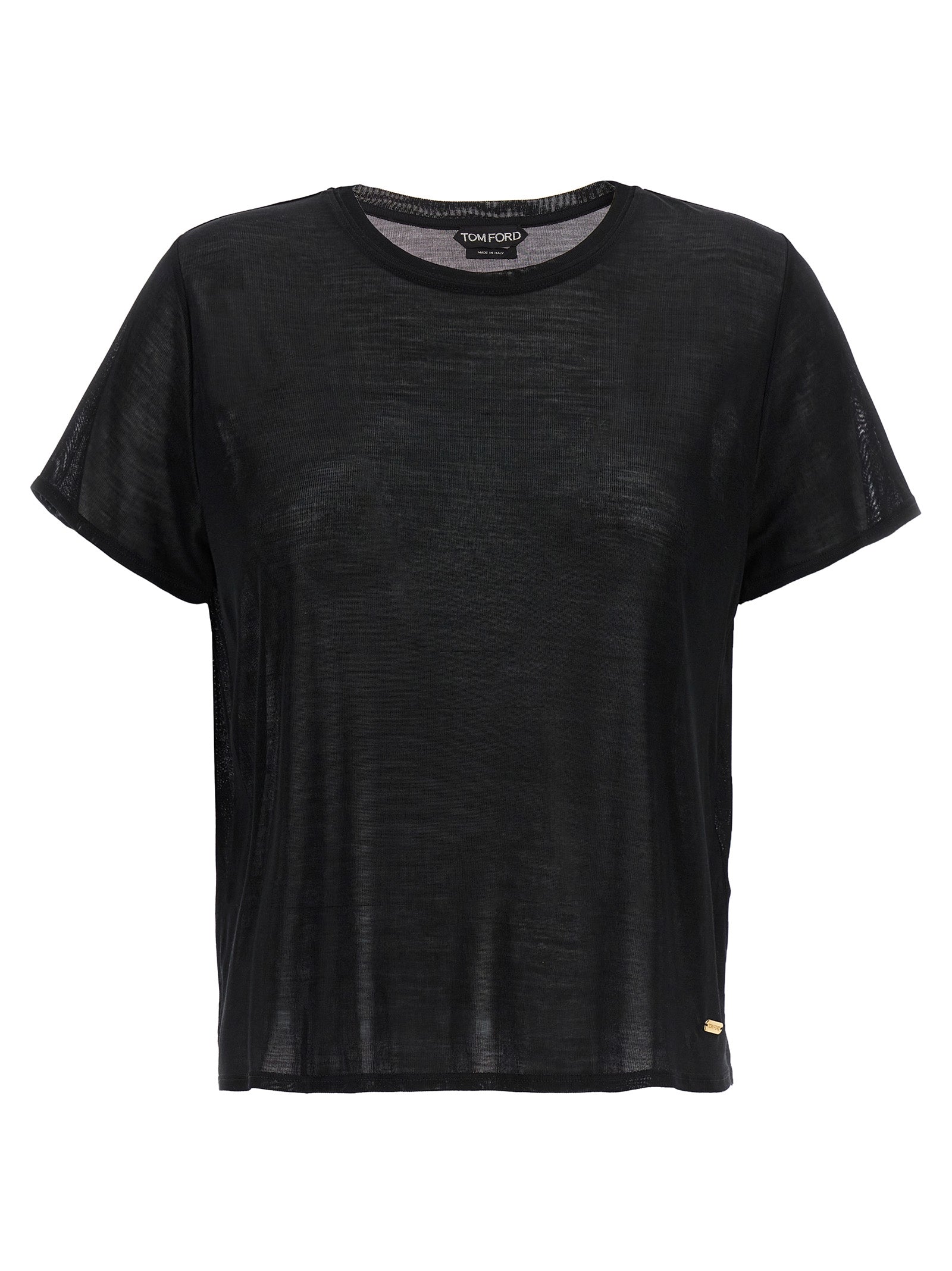Tom Ford Black Silk T-Shirt Tom Ford