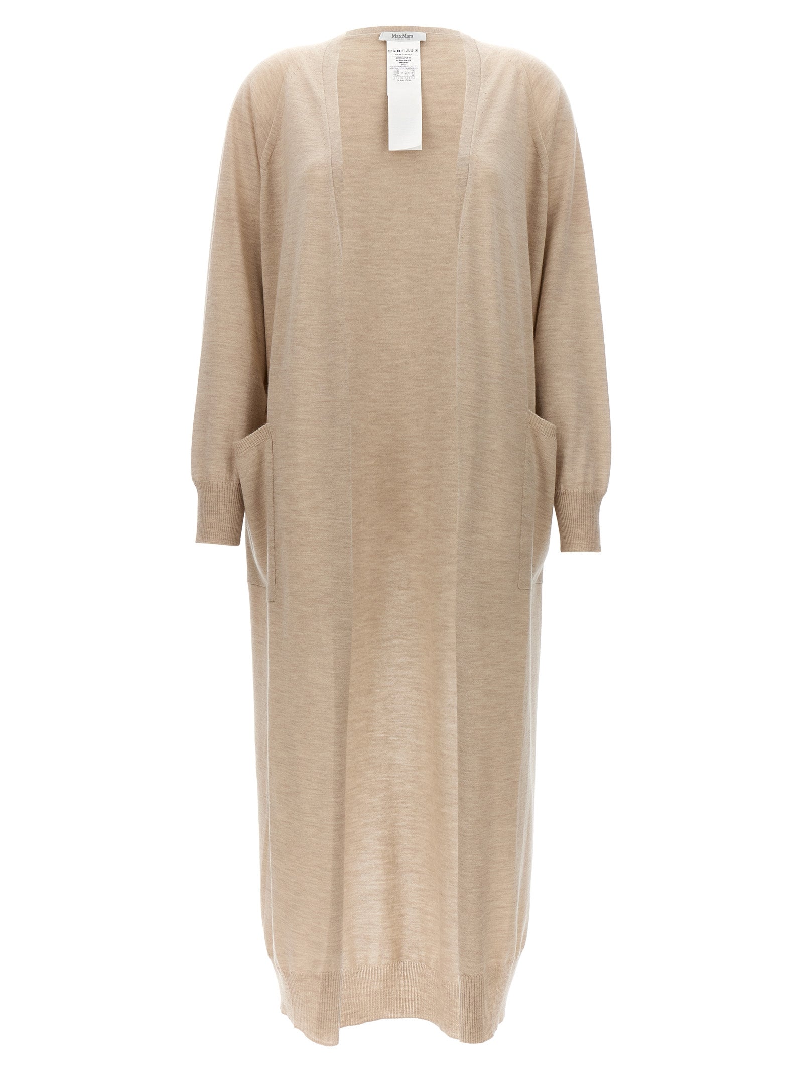Max Mara Beige Cashmere Cardigan Max Mara