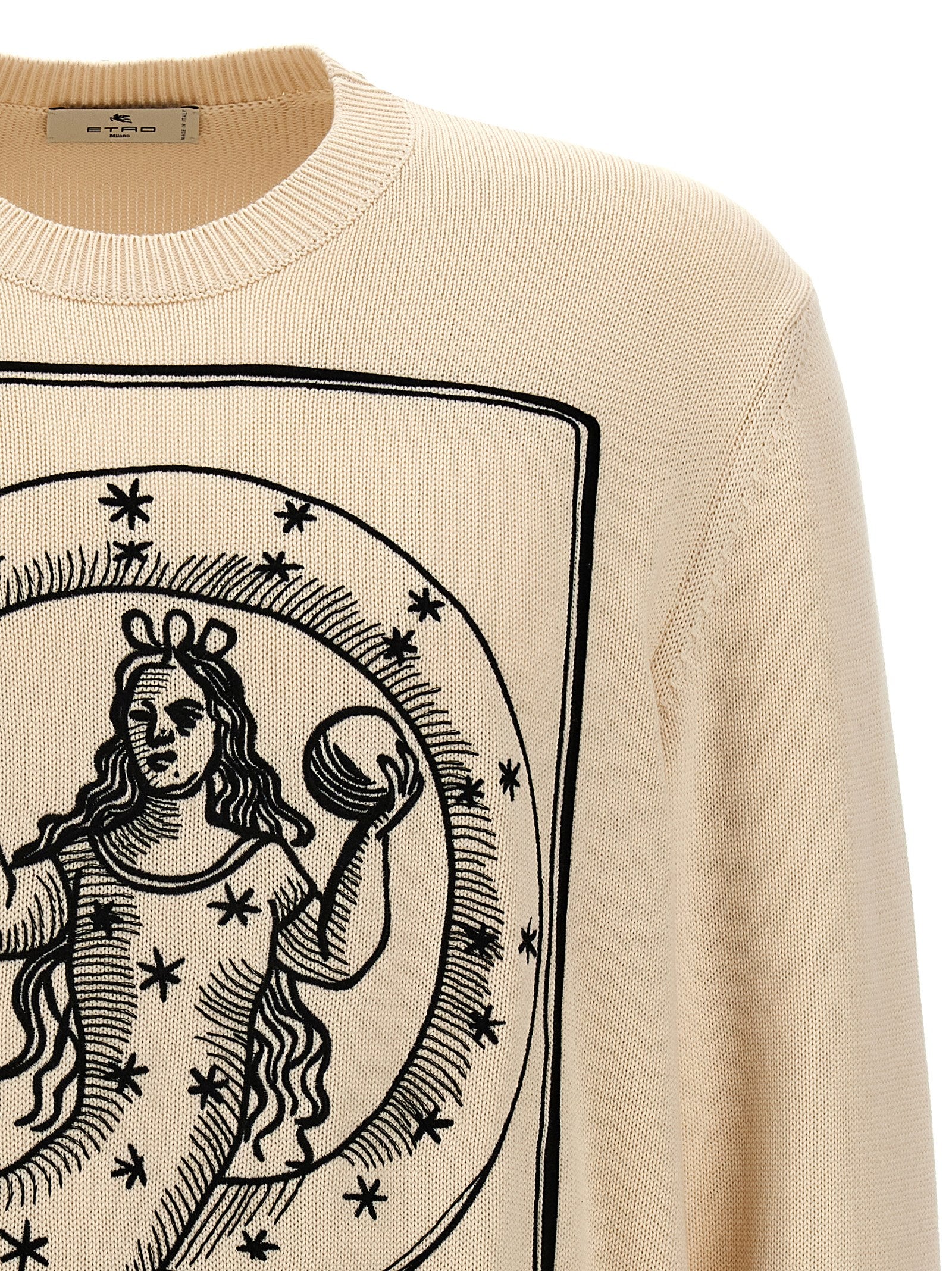 Etro Beige Cotton Cardigan Etro