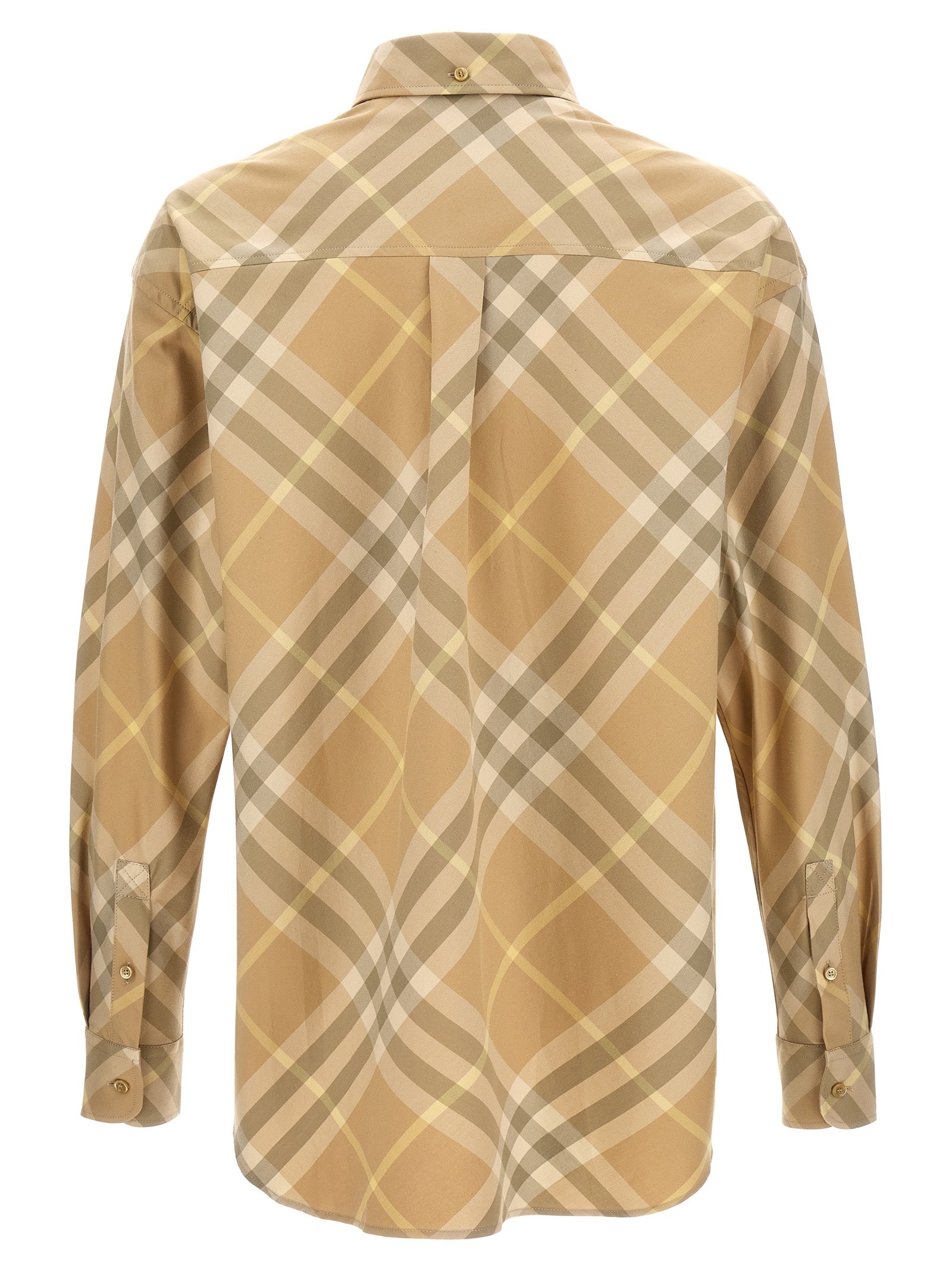 Burberry Beige Cotton Blouse Burberry