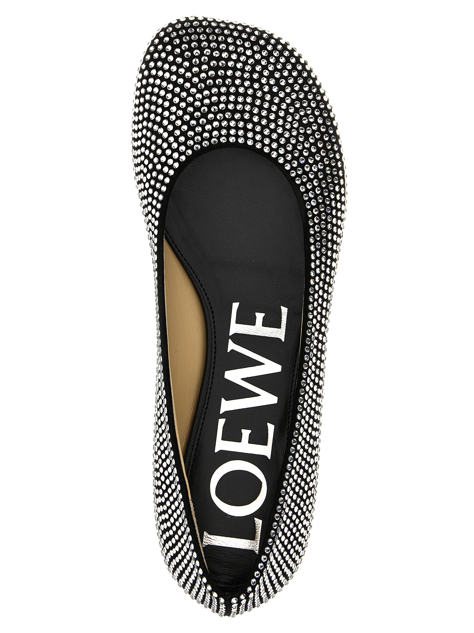 Loewe Black Goatskin Ballet Flats Loewe