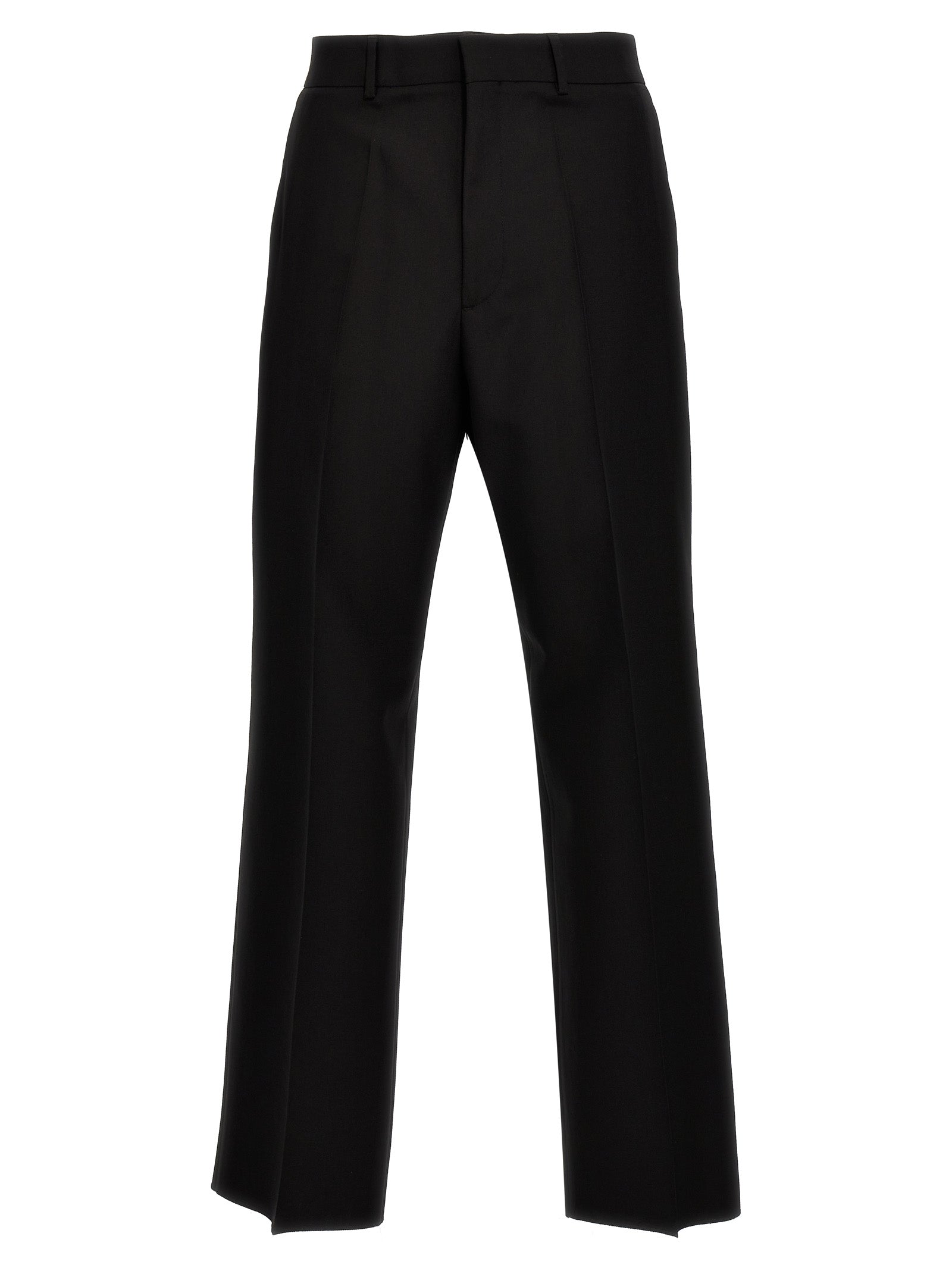 Valentino Garavani Black Virgin Wool Dress Pants Valentino Garavani