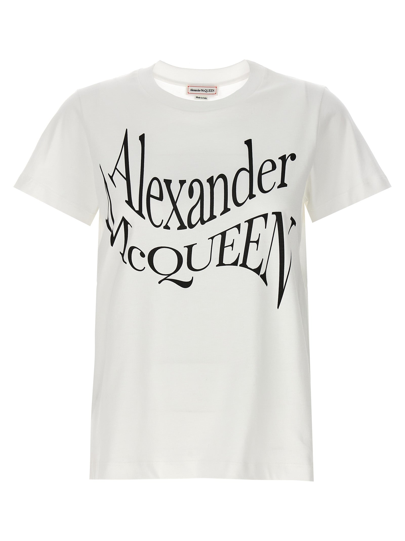 Alexander McQueen Bicolor Cotton T-Shirt Alexander McQueen