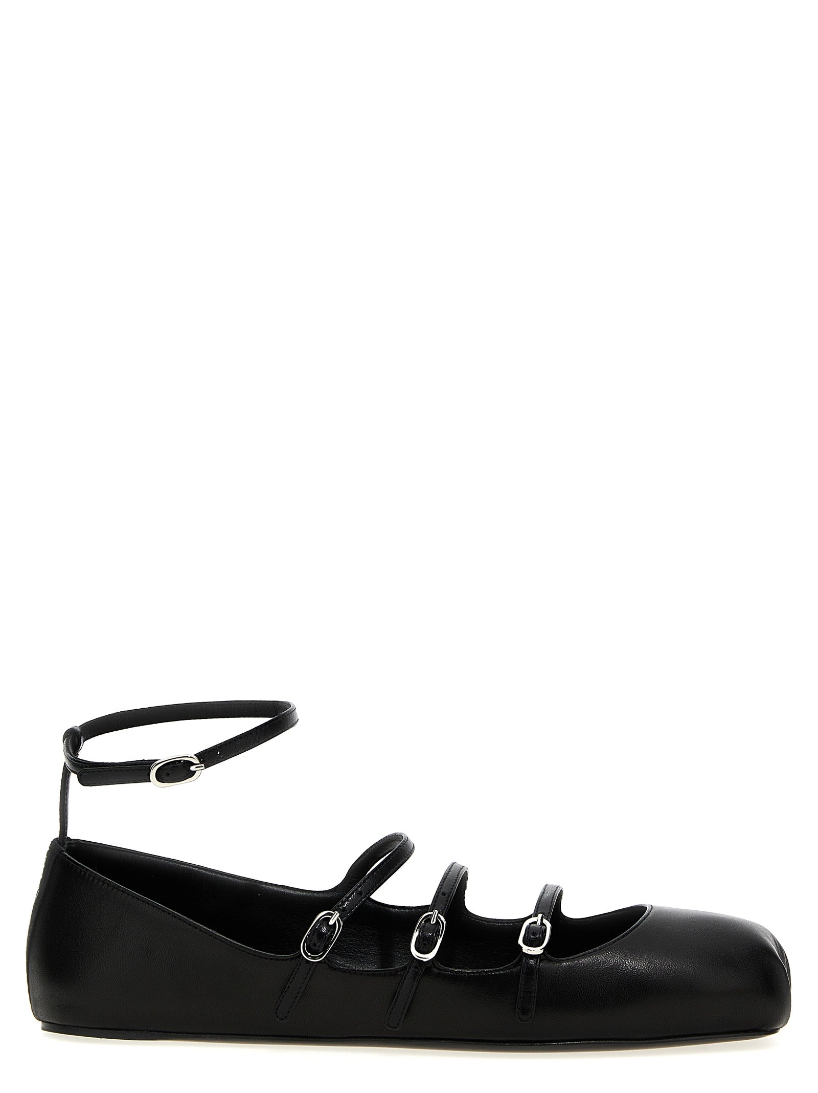 Alexander McQueen Black Calfskin Ballet Flats Alexander McQueen