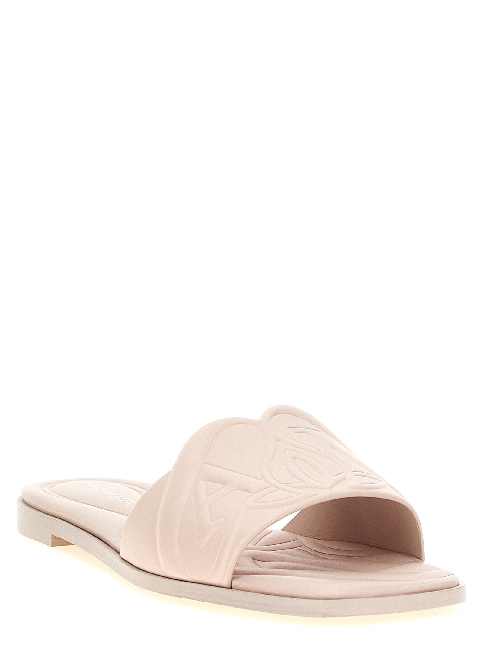 Alexander McQueen Multicolor Calfskin Slides Alexander McQueen