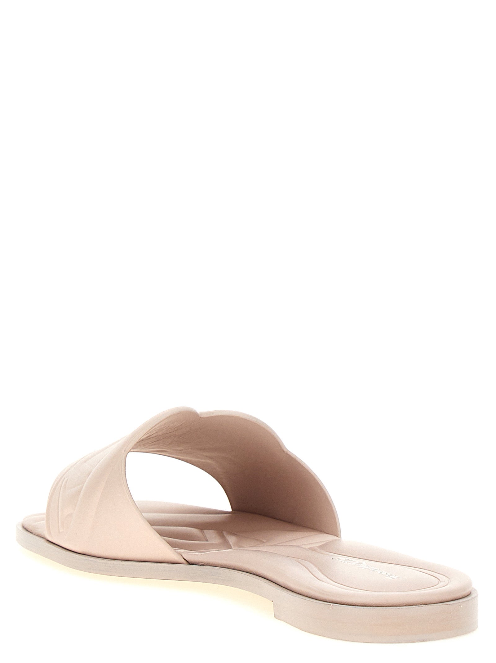 Alexander McQueen Multicolor Calfskin Slides Alexander McQueen