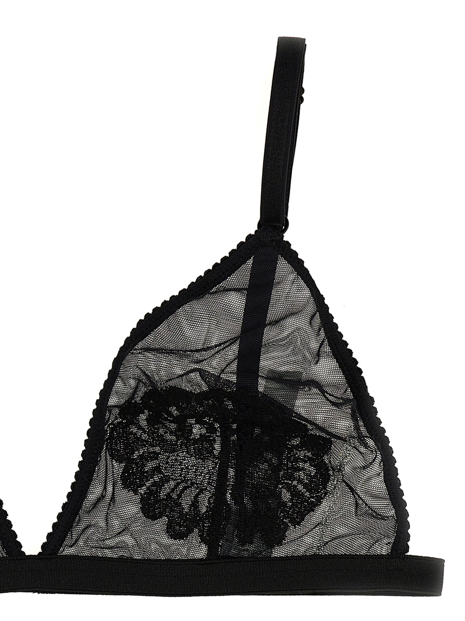 Dolce & Gabbana Black Polyamide Bra Dolce & Gabbana