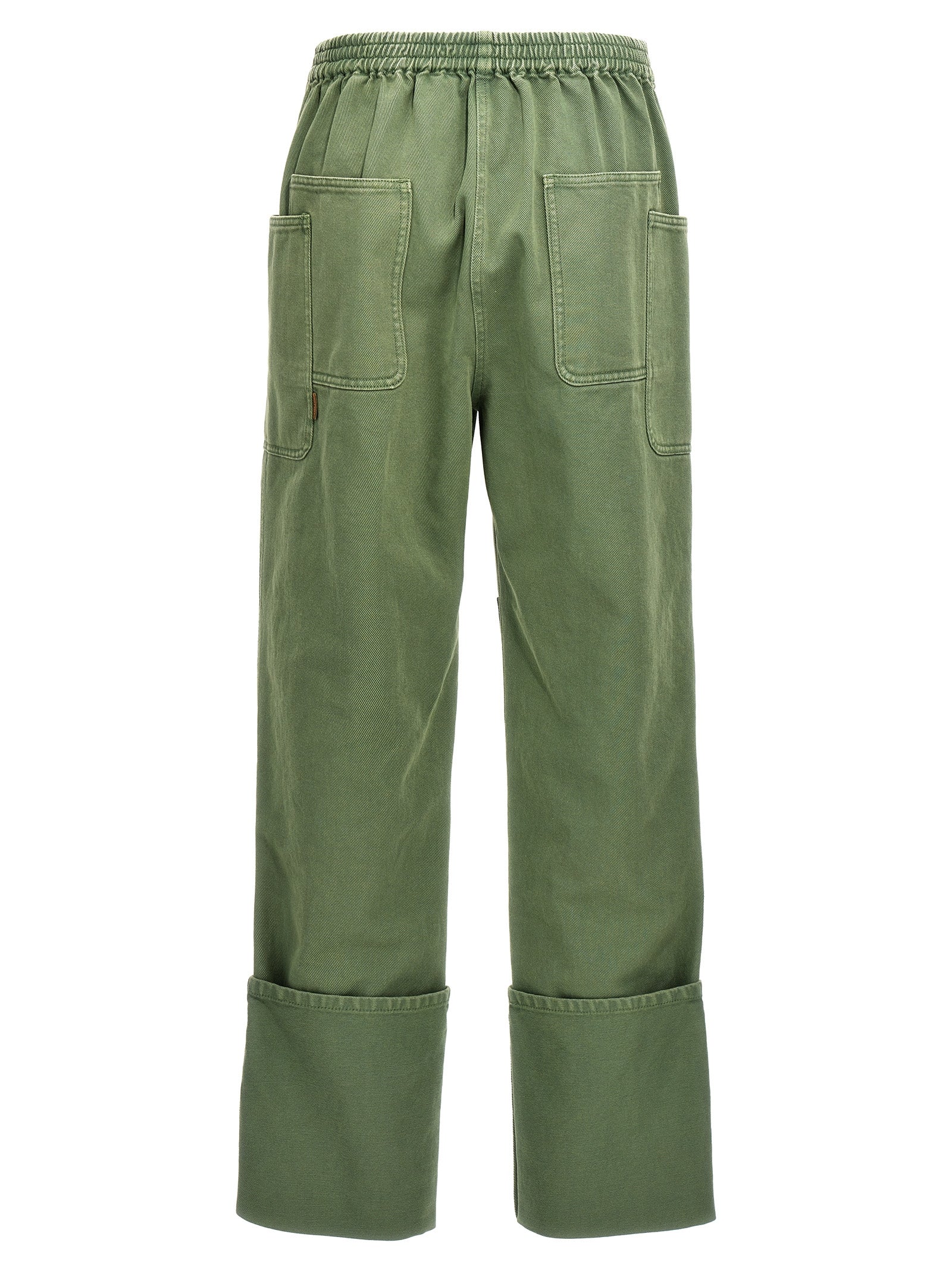 Max Mara Bicolor Cotton Casual Pants Max Mara