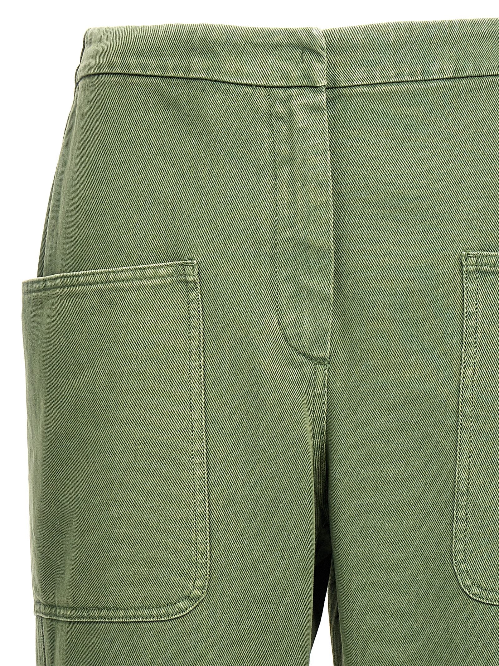 Max Mara Bicolor Cotton Casual Pants Max Mara