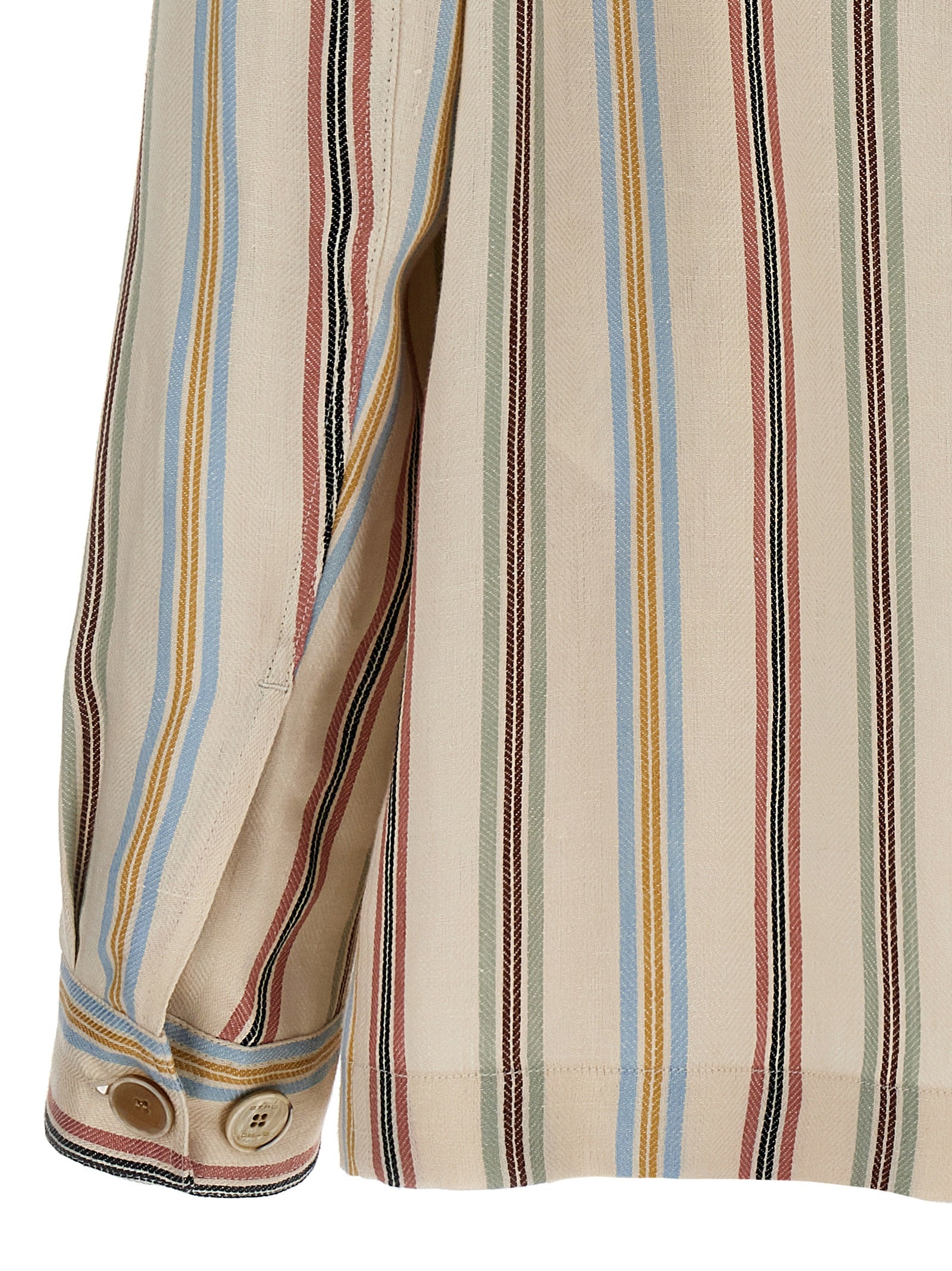Etro Multicolor Linen Blouse Etro