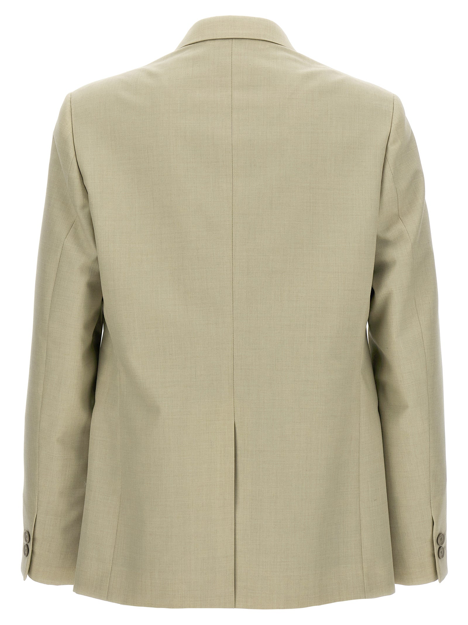 Fendi Beige Virgin Wool Blazer Fendi